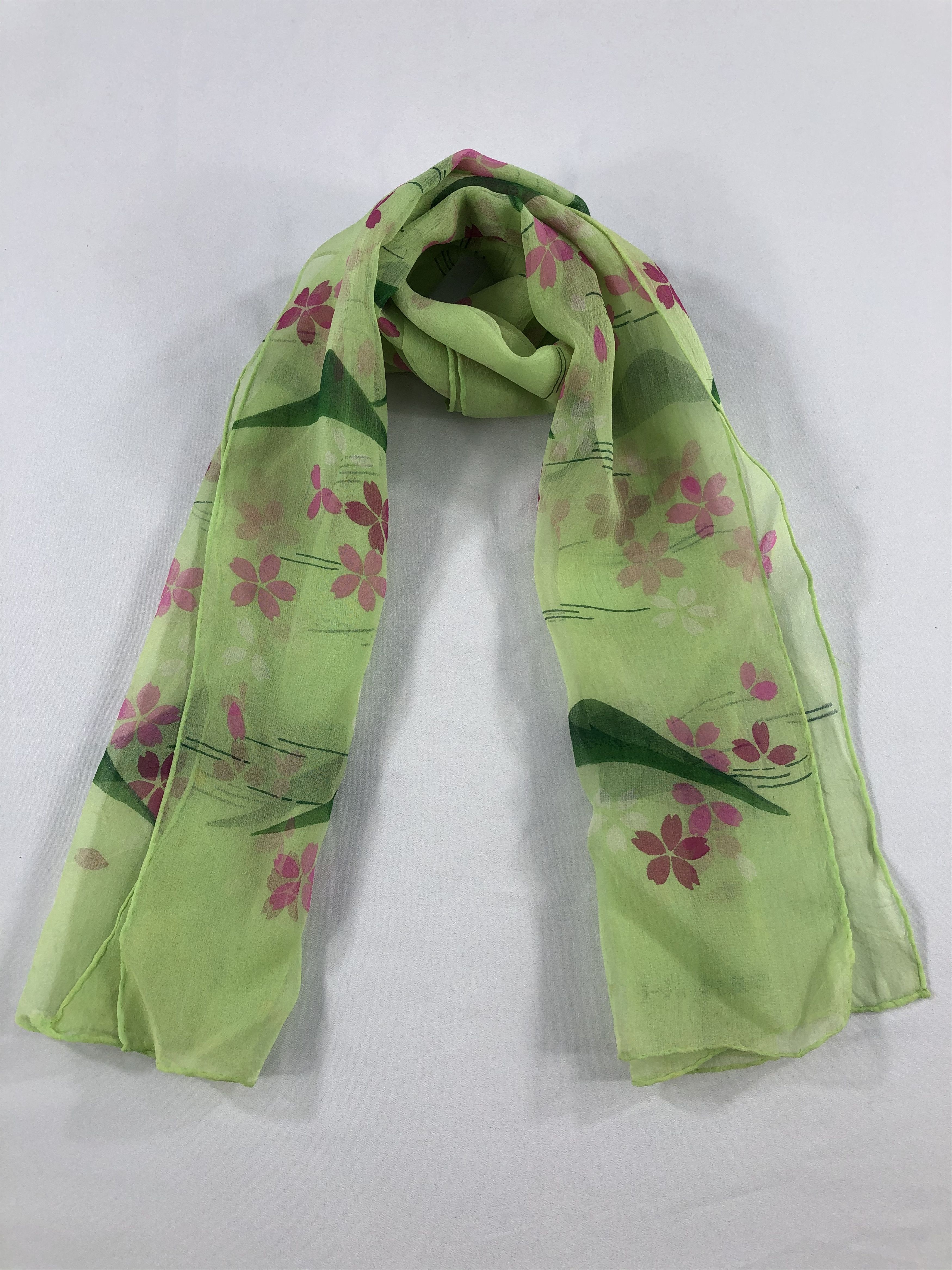 Hanae Mori Vintage Hanae Mori Silk Scarf Size ONE SIZE - 1 Thumbnail