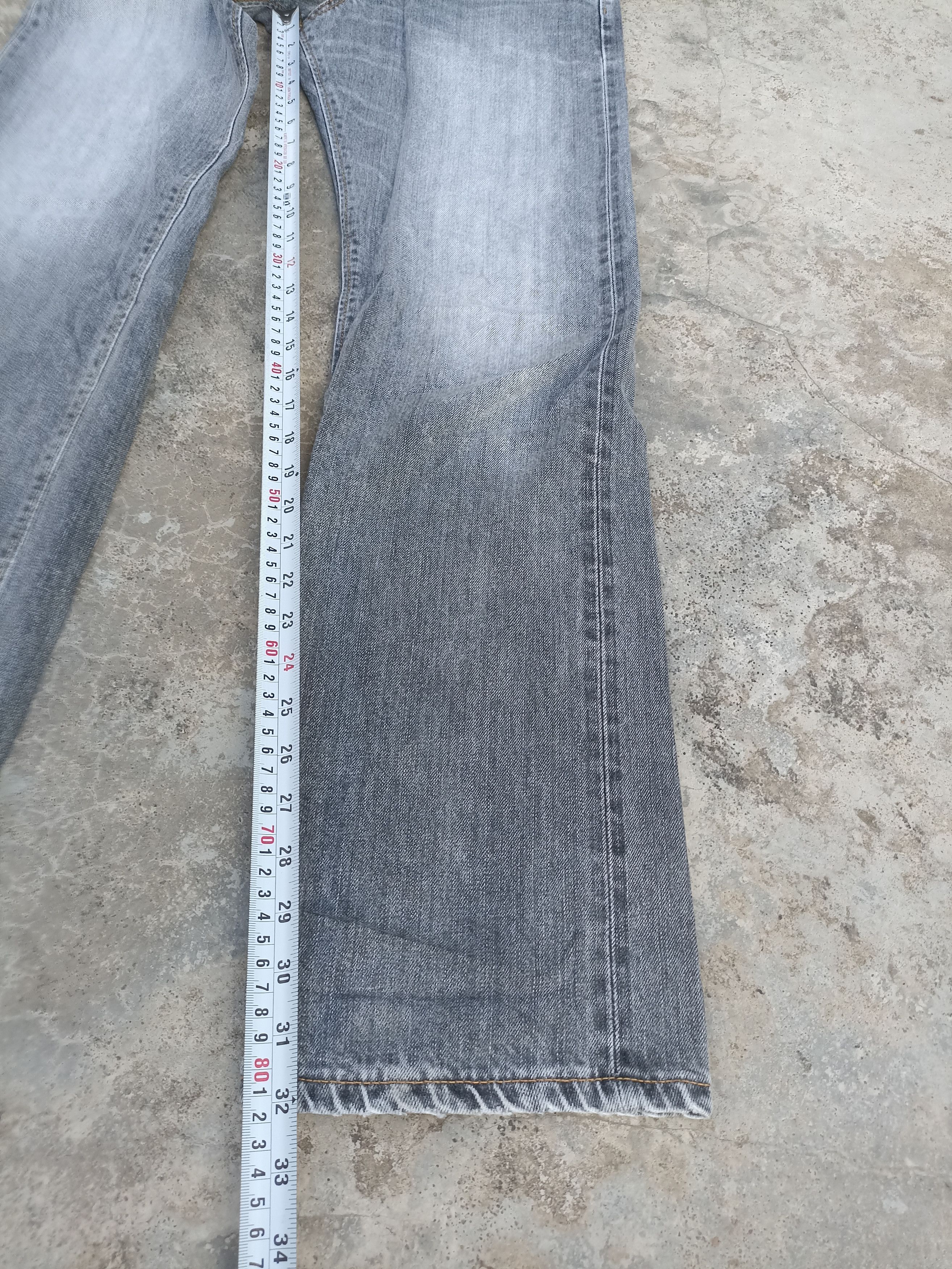 Beauty Beast Vintage Edwin jeans Edwin 505ZX denim washed black faded Size US 30 / EU 46 - 20 Thumbnail