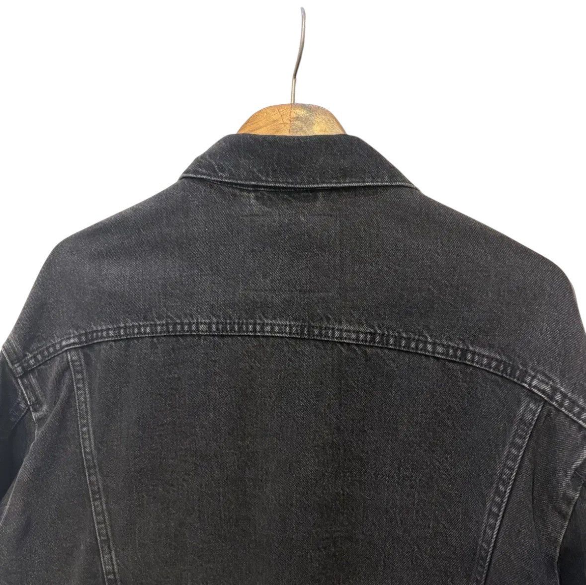 Balenciaga Balenciaga Swing Denim Jacket Black Size US XXS / EU 40 - 9 Thumbnail