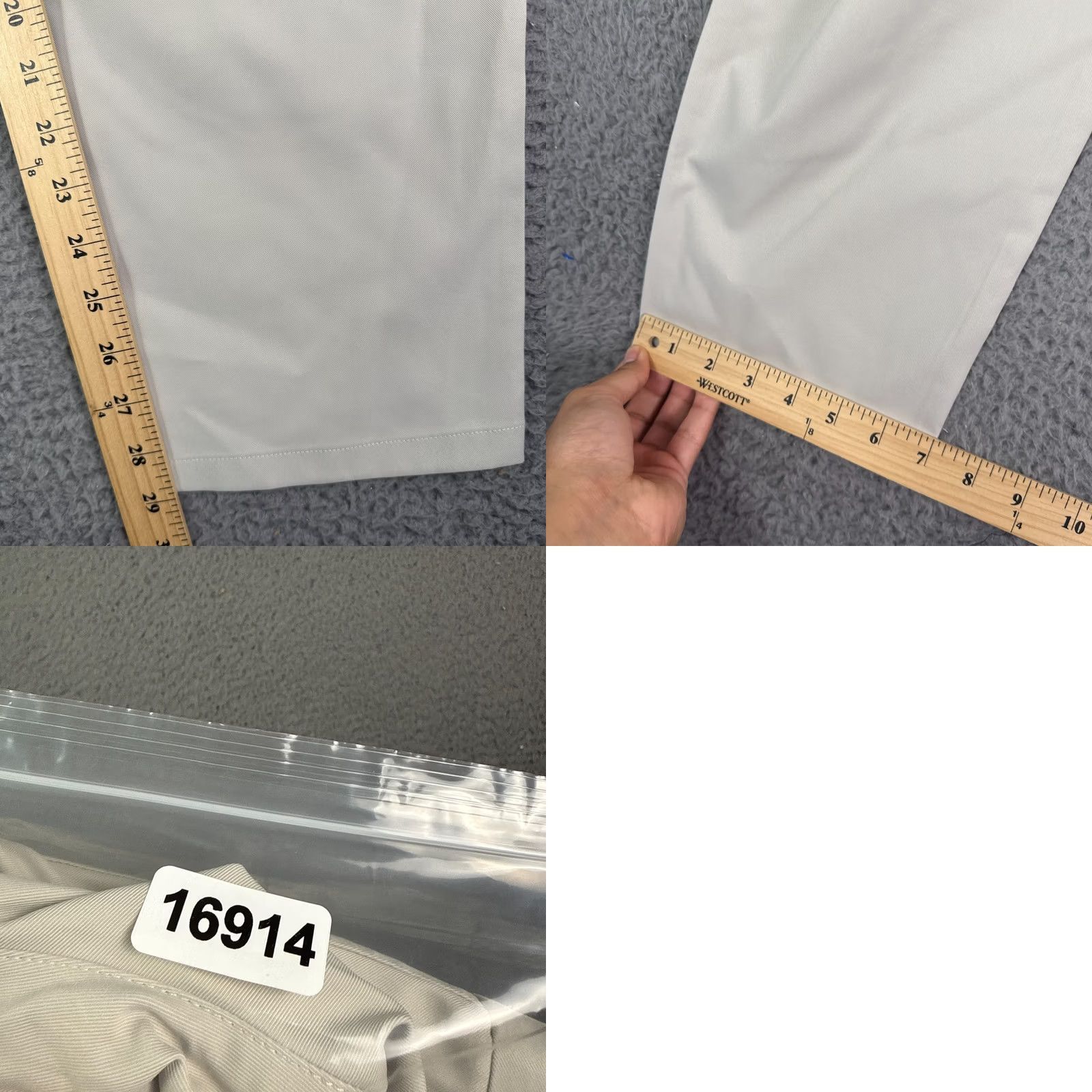 Vintage Jack Archer Jetsetter Pants Mens 38x30 Stone Beige Stretch Chino Performance Size US 38 / EU 54 - 8 Thumbnail