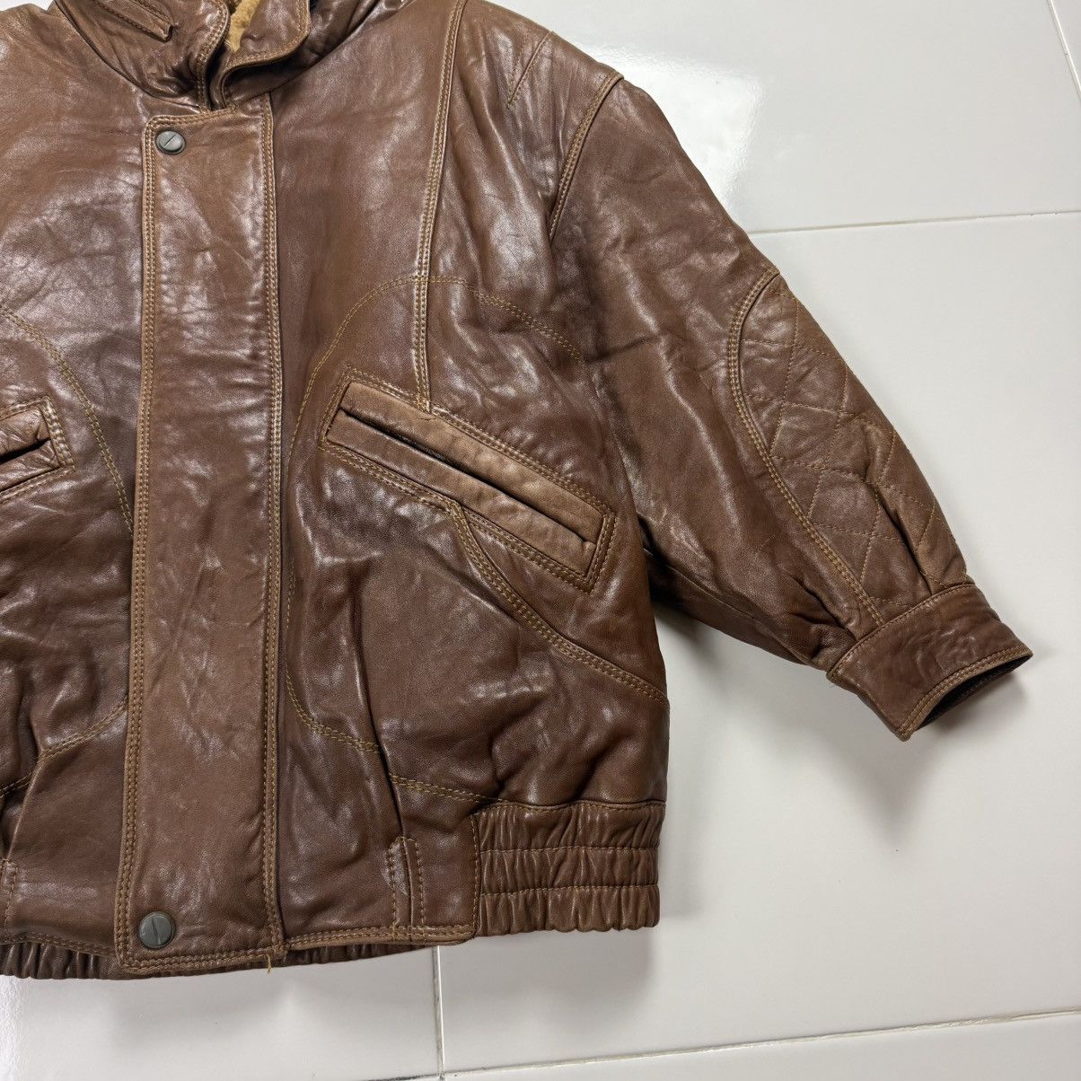 Vera Pelle Vintage Vera Pelle Made in Italy Leather Jacket Size US M / EU 48-50 / 2 - 4 Thumbnail