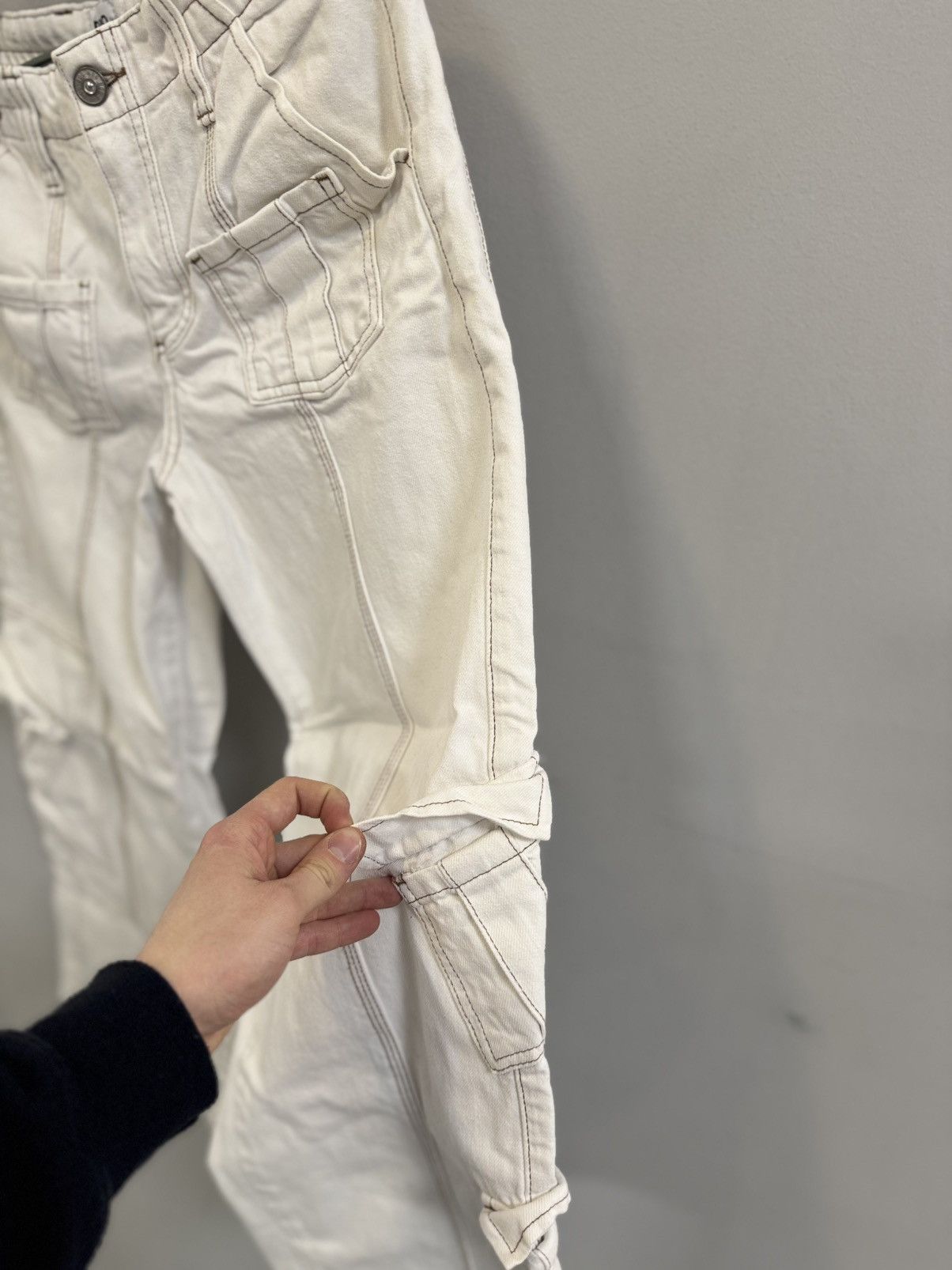If Six Was Nine × Japanese Brand Vintage rare hype Carpenter double knee cargo pants jeans Size 29" - 5 Thumbnail
