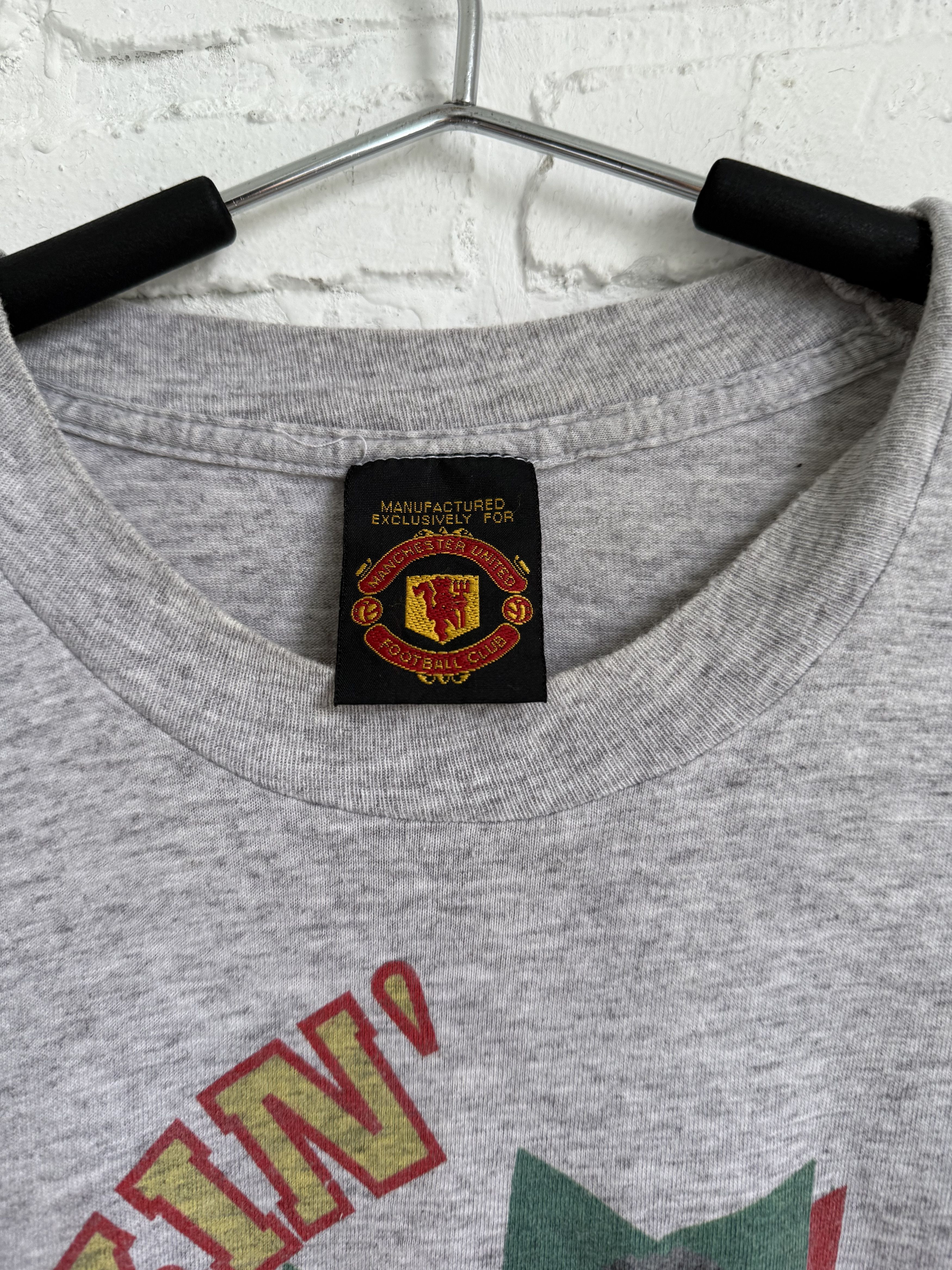 Vintage Vintage 90s Mark Hughes Manchester United football t-shirt Size US XL / EU 56 / 4 - 2 Thumbnail