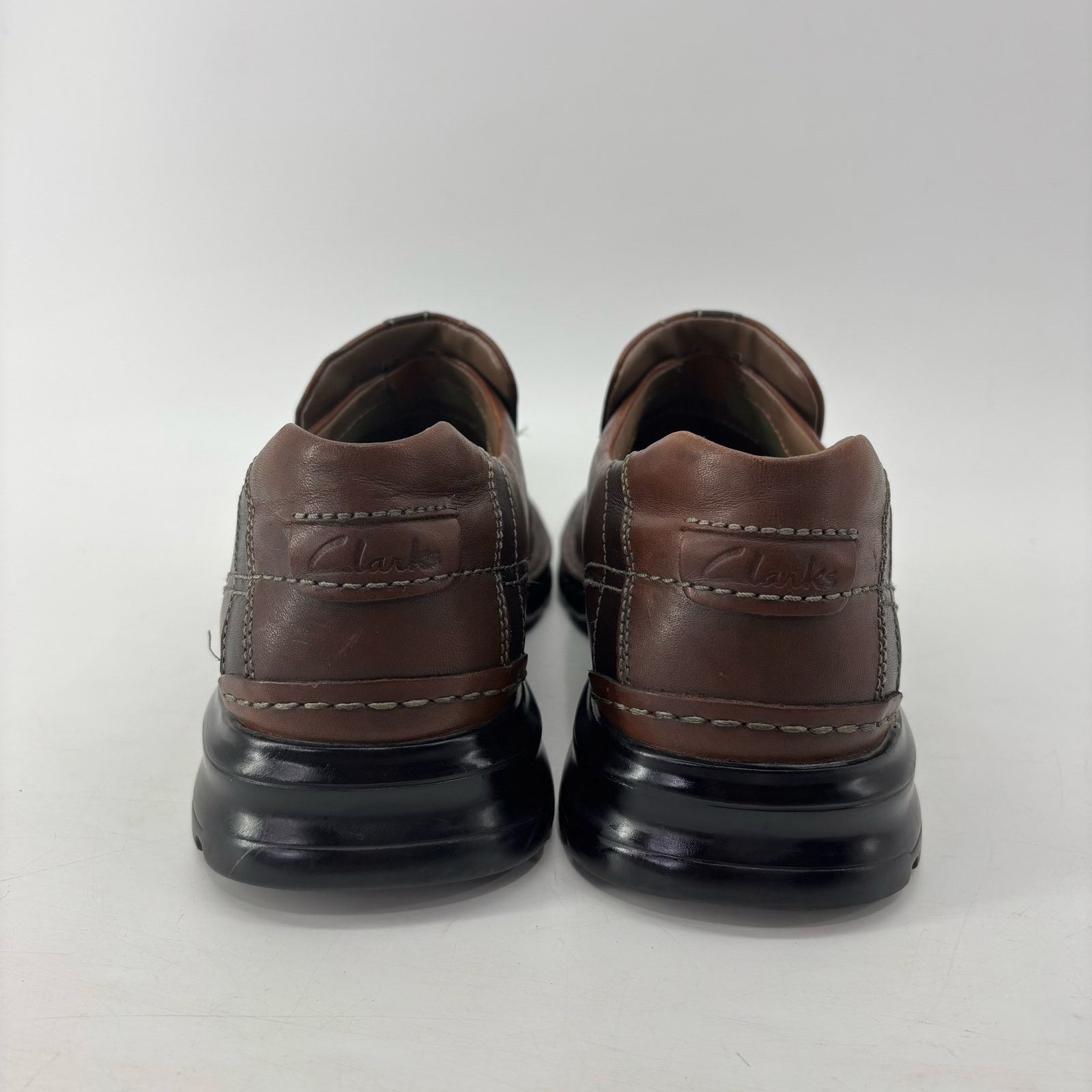 Clarks Clark’s Men’s Loafers Size 9 Leather Slip On Casual Brown Size US 9 / EU 42 - 5 Thumbnail