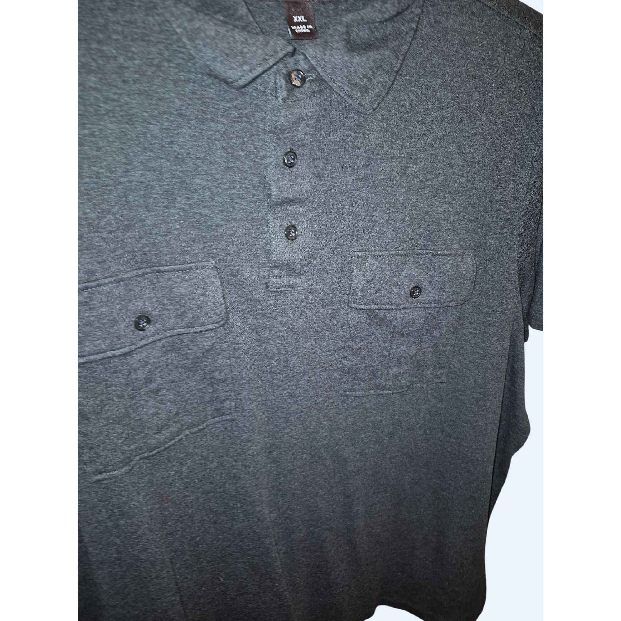 Michael Kors Michael Kors Mens Black Polo Shirt With Button Pockets XXL C Size US XXL / EU 58 / 5 - 3 Thumbnail