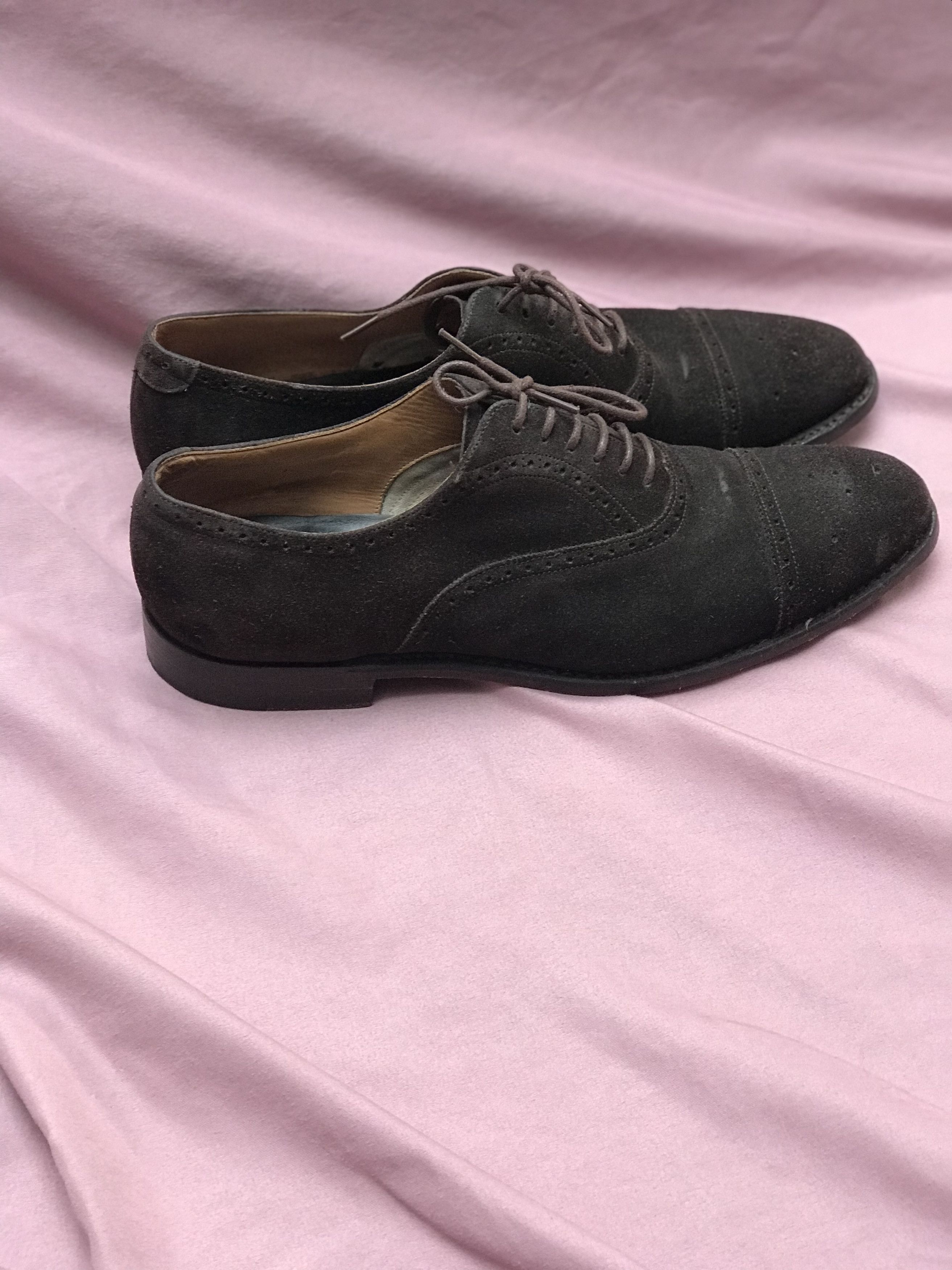 Church's CHURCHS made in england suede unlined oxford shoes Size US 11.5 / EU 44-45 - 2 Thumbnail