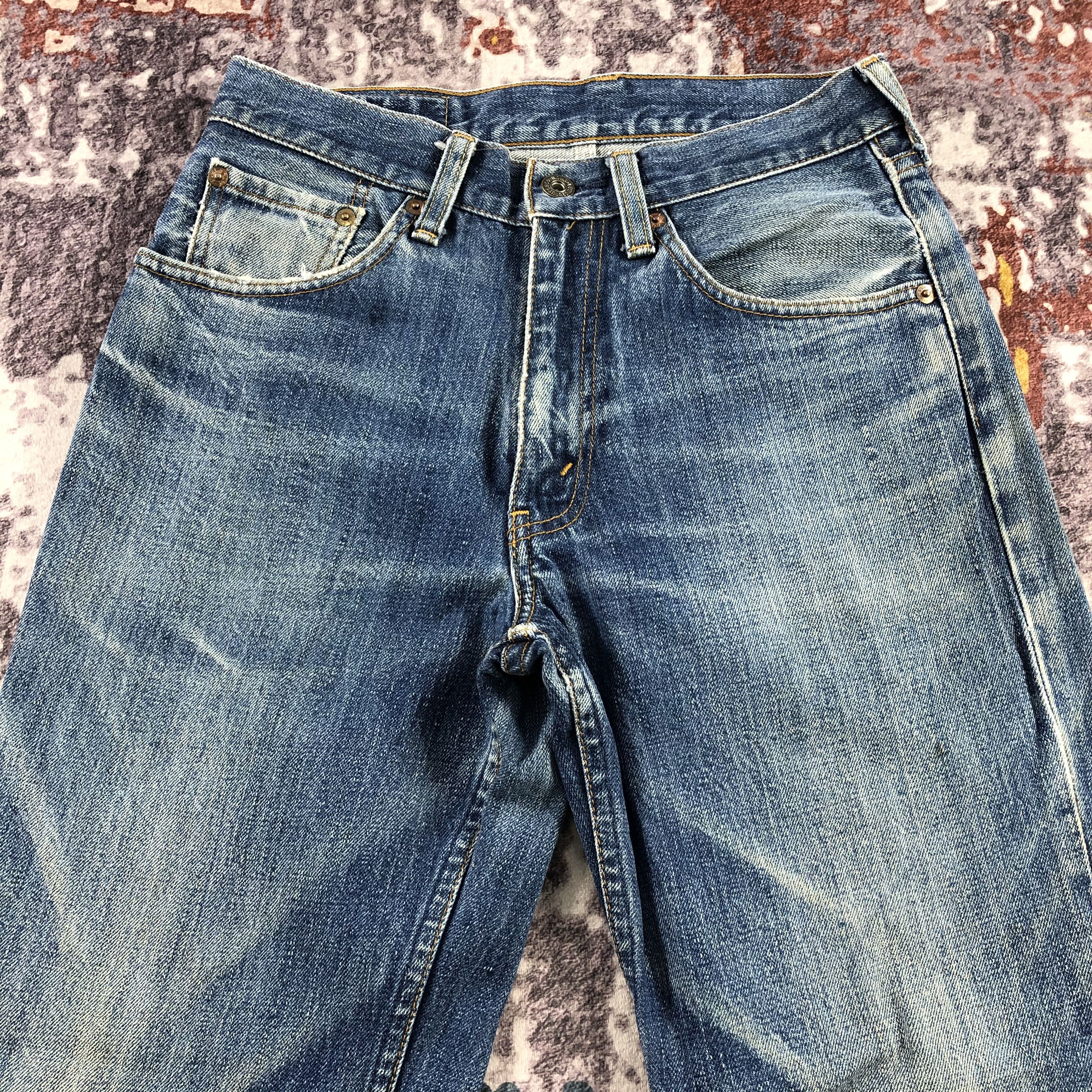 Levi's × Vintage 90s Vintage Blue Wash Levis 502 Jeans-JM2787 Size US 28 / EU 44 - 3 Thumbnail