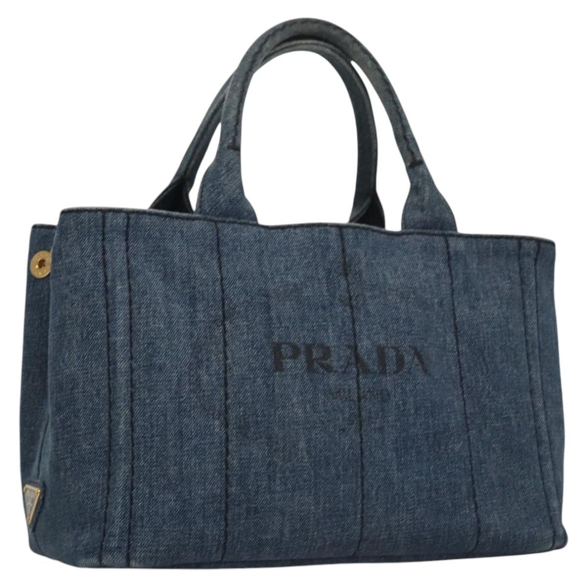 Prada Prada Canapa Tote Denim Size ONE SIZE - 1 Thumbnail