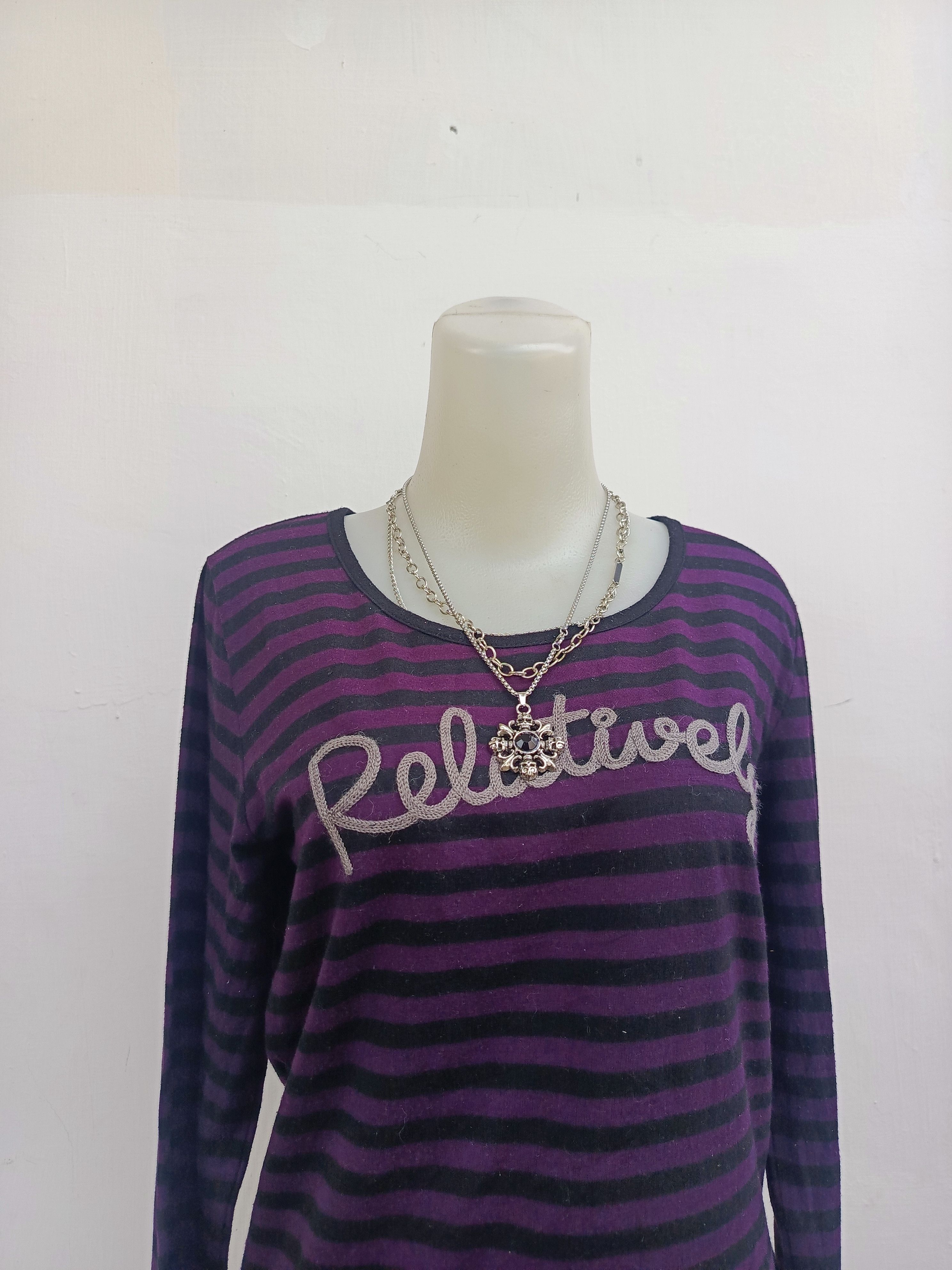 Japanese Brand Colza Striped Long Sleeve Tee Size L / US 10 / IT 46 - 2 Thumbnail