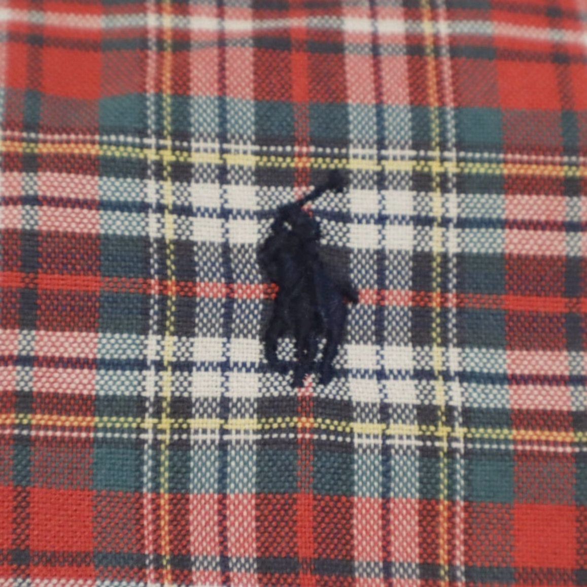 Polo Ralph Lauren Polo Ralph Lauren Shirt Polo Ralph Lauren Oxford Cotton Plaid Long Sleeve Button Down Red XL Men’s Shirt Size US XL / EU 56 / 4 - 6 Thumbnail
