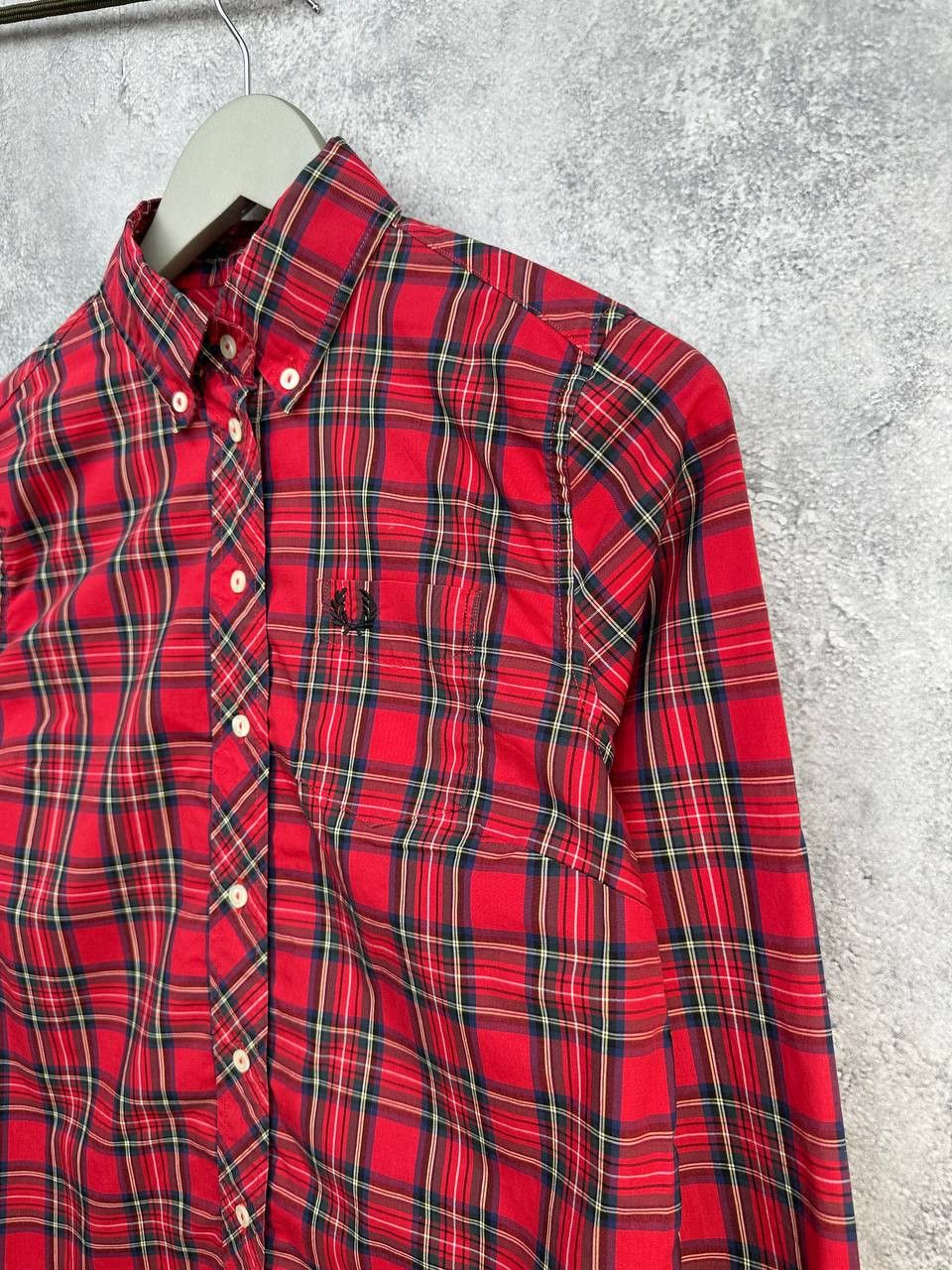 Fred Perry Fred Perry Reissues Red Tartan Check Button-Down Shirt Size M / US 6-8 / IT 42-44 - 5 Thumbnail