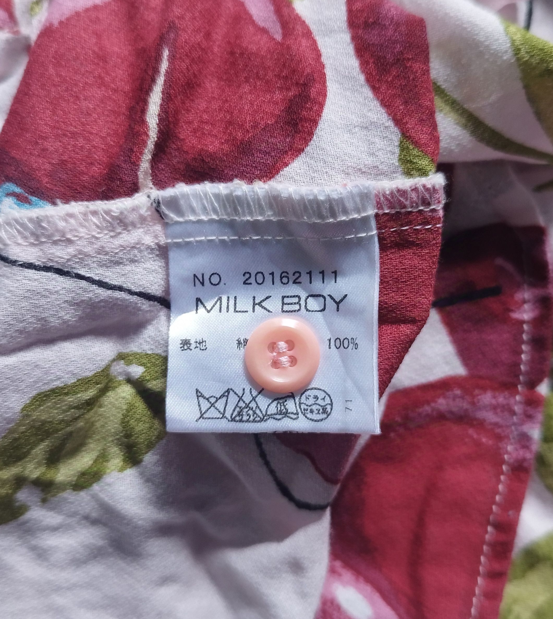 If Six Was Nine × Japanese Brand × Yasuyuki Ishii Milkboy taran cherry shirt Size US M / EU 48-50 / 2 - 5 Thumbnail
