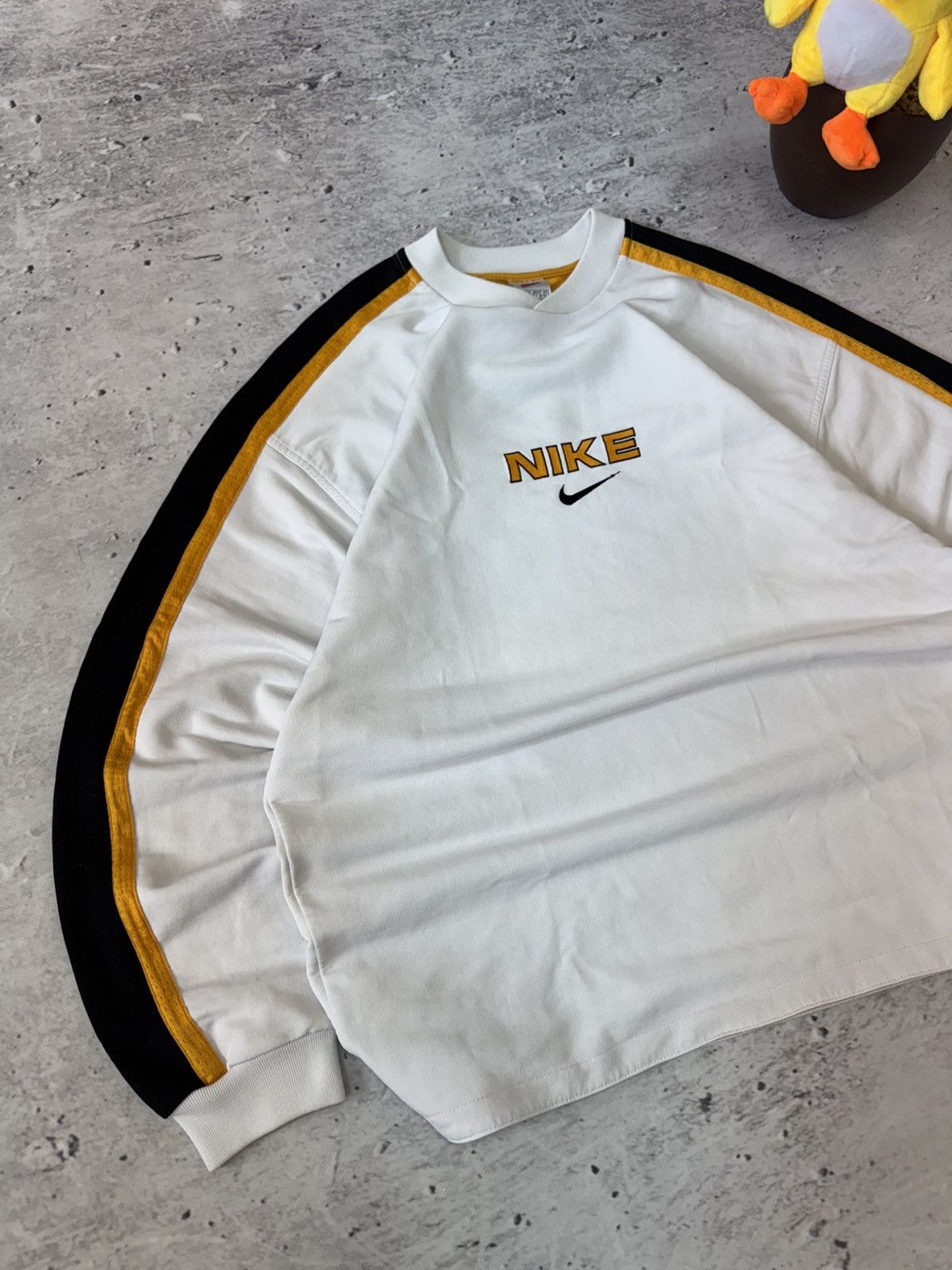 Nike × Vintage NIKE VINTAGE CENTER LOGO OVERSIZE BAGGY FIT SWEATSHIRT Size US XL / EU 56 / 4 - 3 Thumbnail
