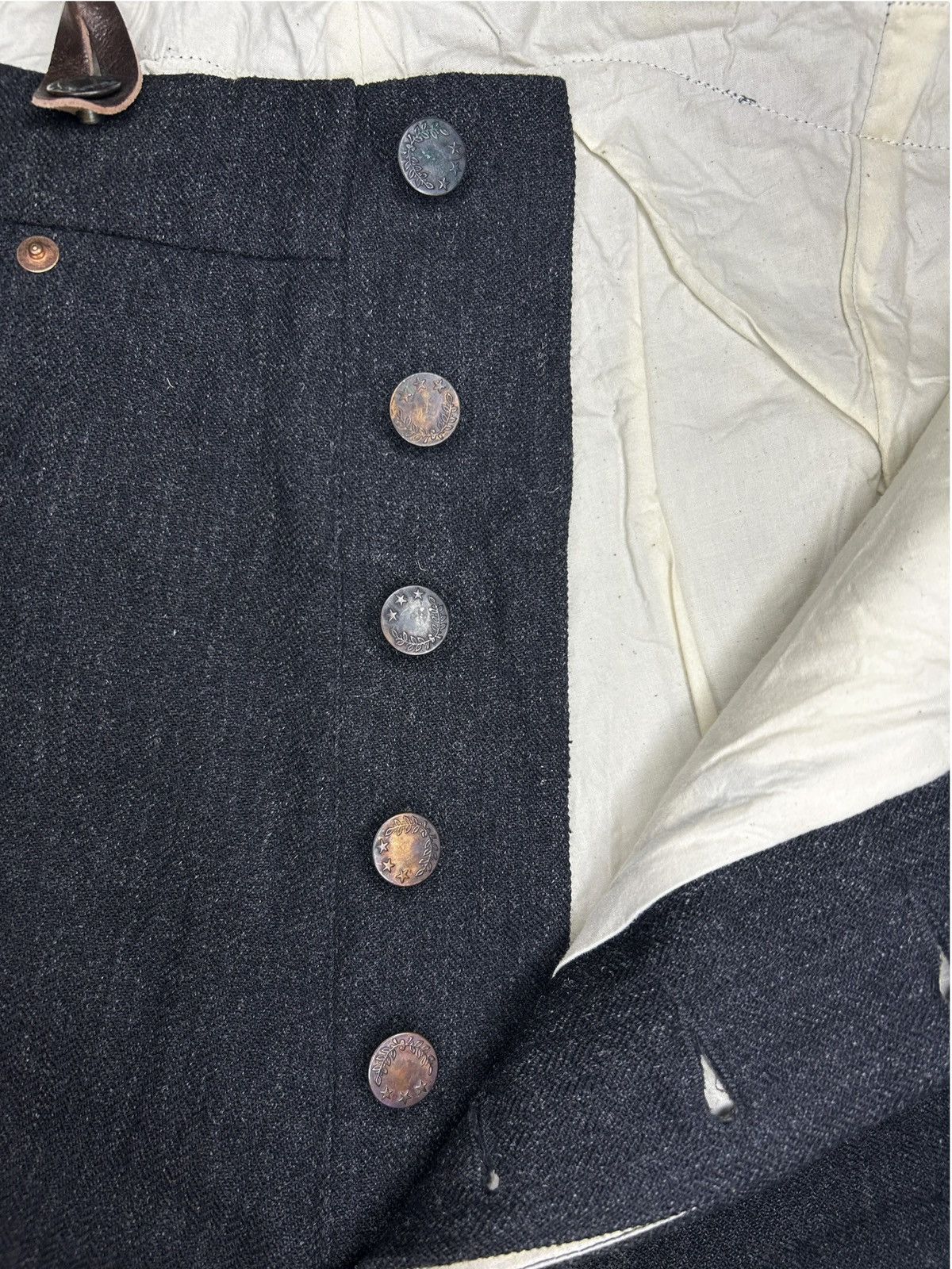 Paul Harnden Shoemakers 3/4 Denim with Suspenders Size US 28 / EU 44 - 10 Thumbnail