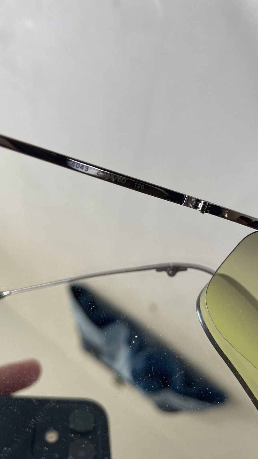 Chanel chanel summer 2000 rimless yellow ombre tint sunglasses y2k Size ONE SIZE - 4 Thumbnail