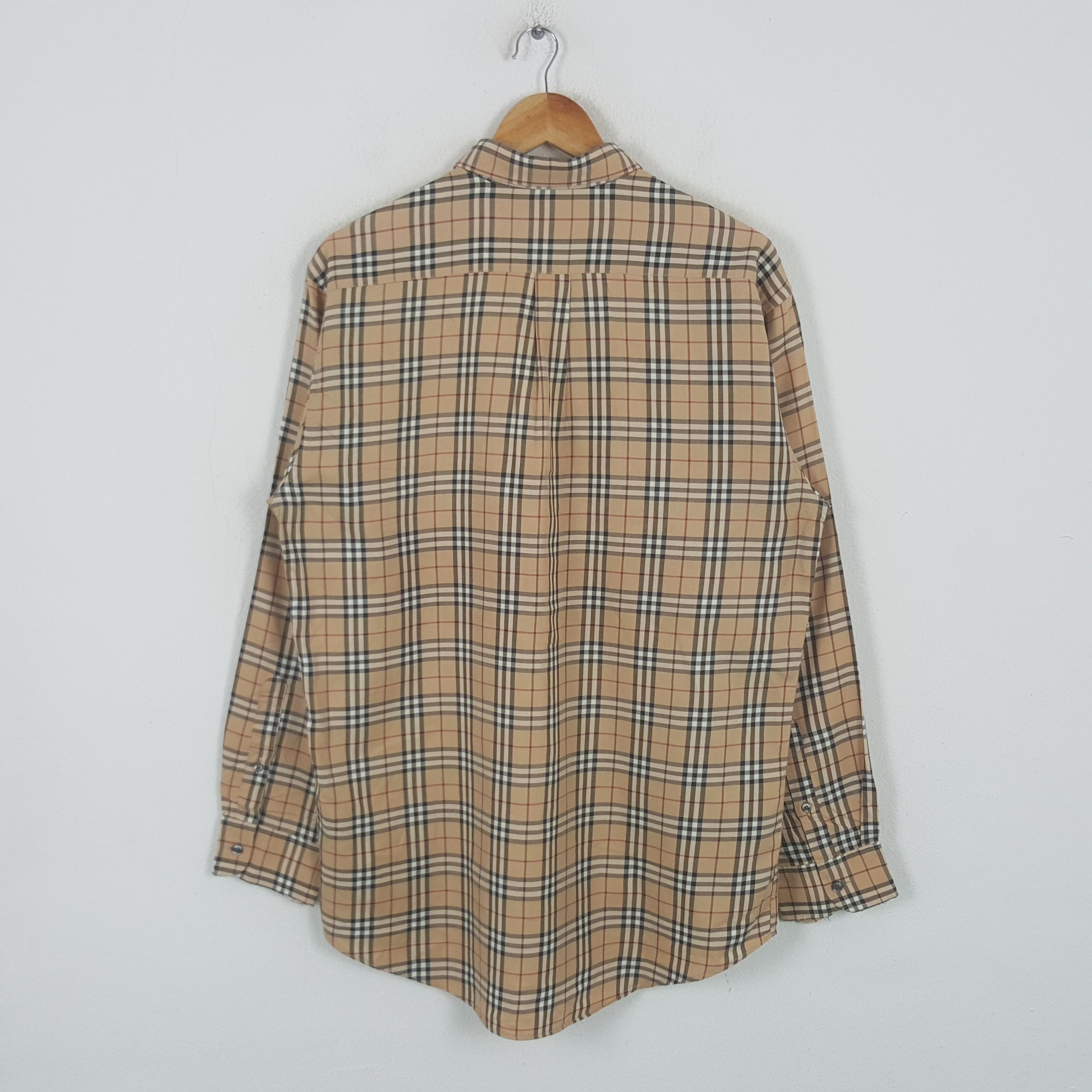 Burberry Vintage Burberry London Designer Shirt Button Up RR12 Size US XL / EU 56 / 4 - 3 Thumbnail