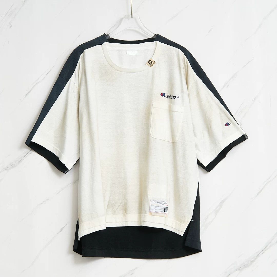 Maison MIHARA YASUHIRO Mihara Yasuhiro Men's Logo Embroidered T-shirt Size US M / EU 48-50 / 2 - 1 Thumbnail