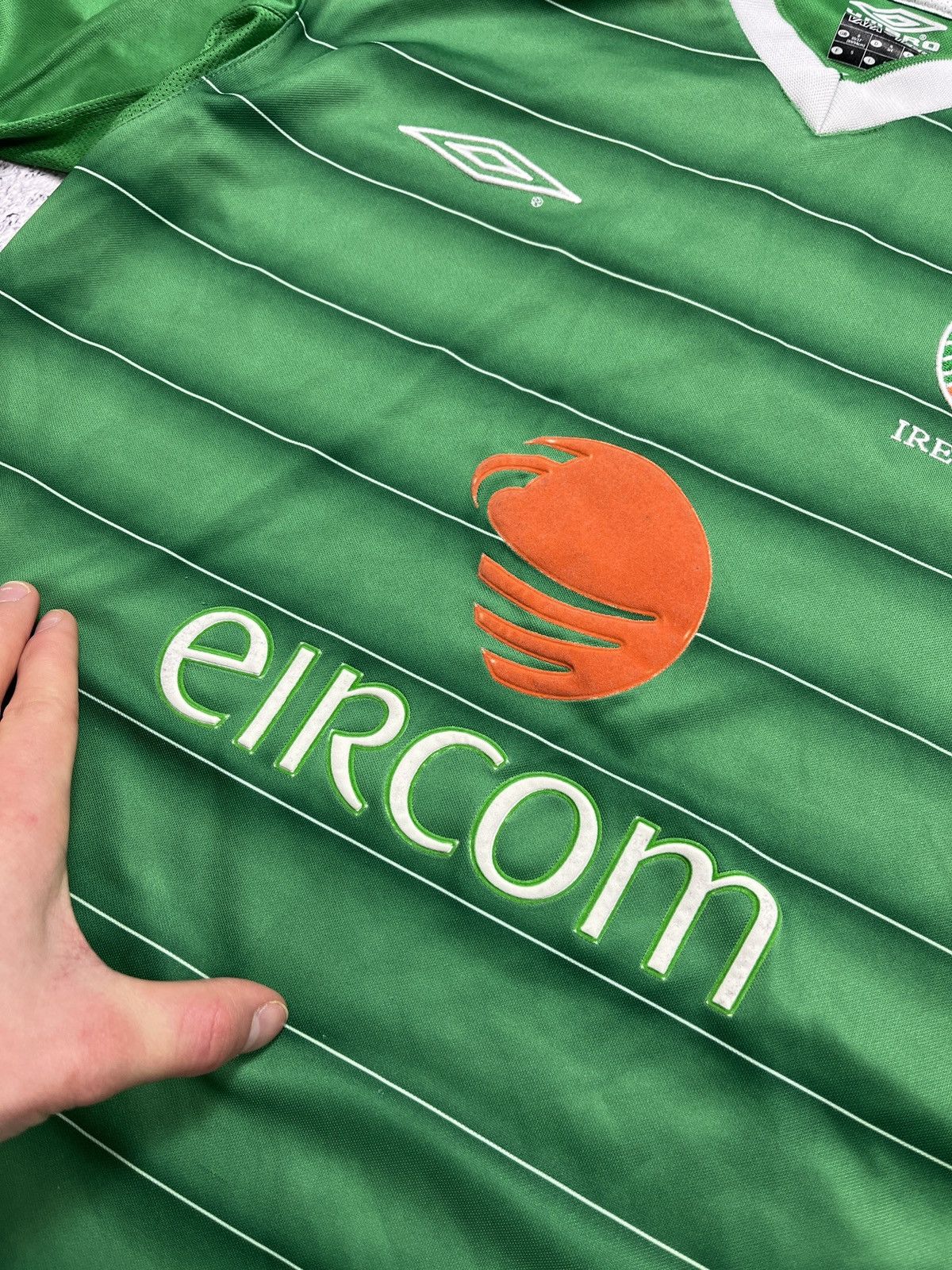 Umbro × Vintage Umbro Ireland 2003 National Home Football Soccer Jersey Duff Size US S / EU 44-46 / 1 - 5 Thumbnail