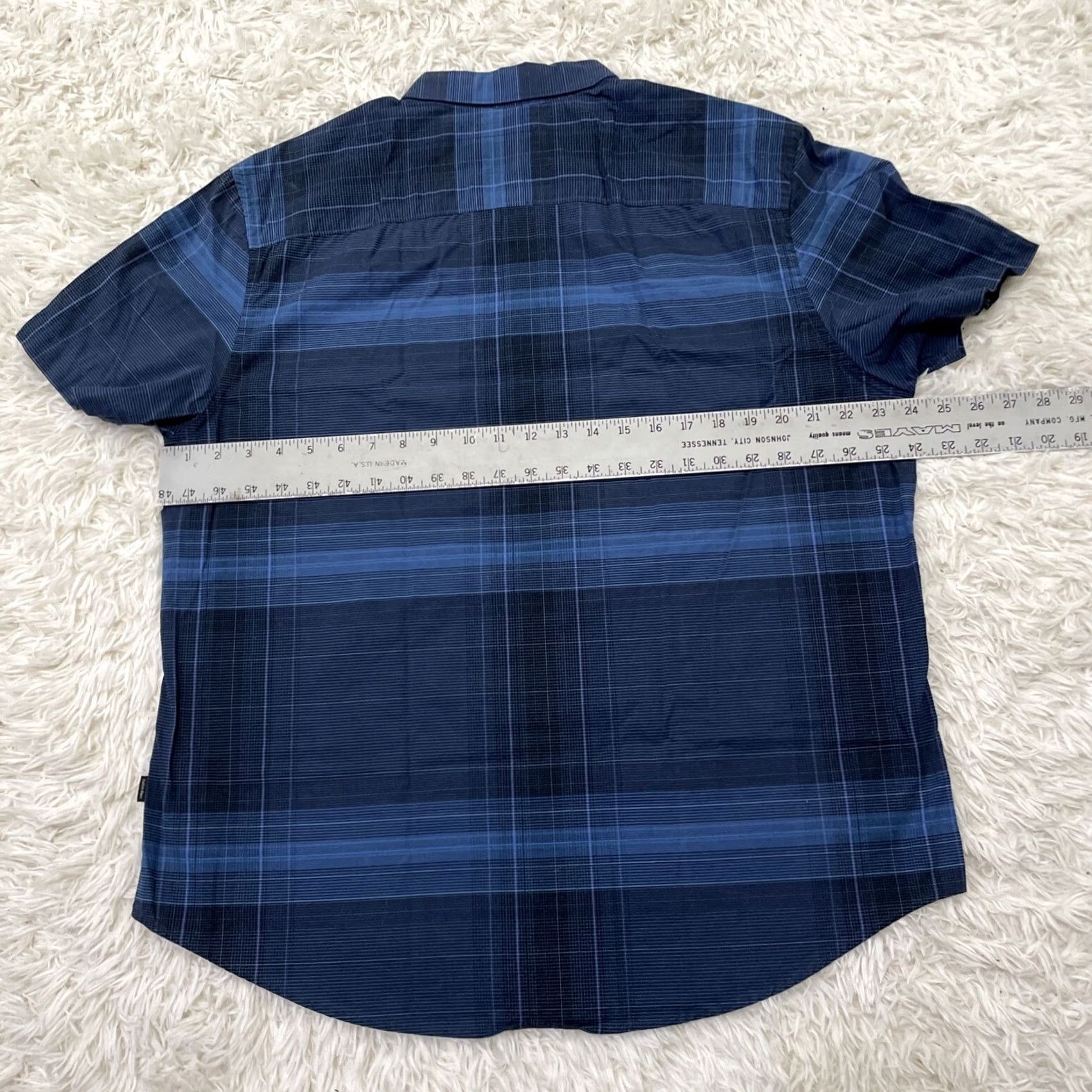 Calvin Klein CALVIN KLEIN Button Shirt Men XL Striped Y2k Blue Plaid Casual XL Size US XL / EU 56 / 4 - 7 Thumbnail