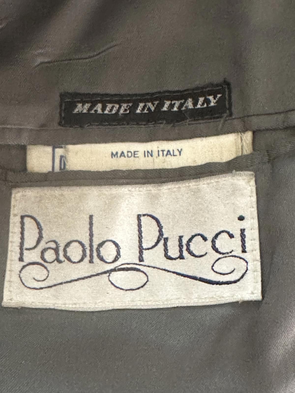 Designer × Vintage Vintage Pucci cashmere-wool double-breasted long coat 40L Size US L / EU 52-54 / 3 - 8 Thumbnail