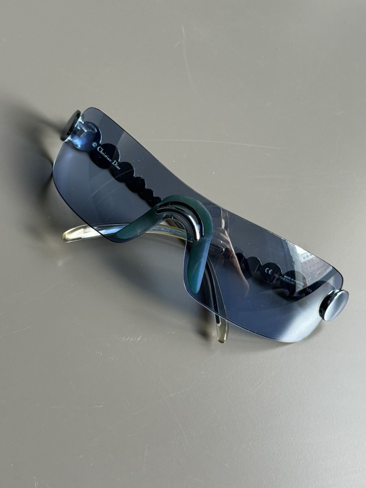 Dior Dior Sunglasses Ruthenium Millenium Mask Shield Sport Bike Size ONE SIZE - 6 Thumbnail