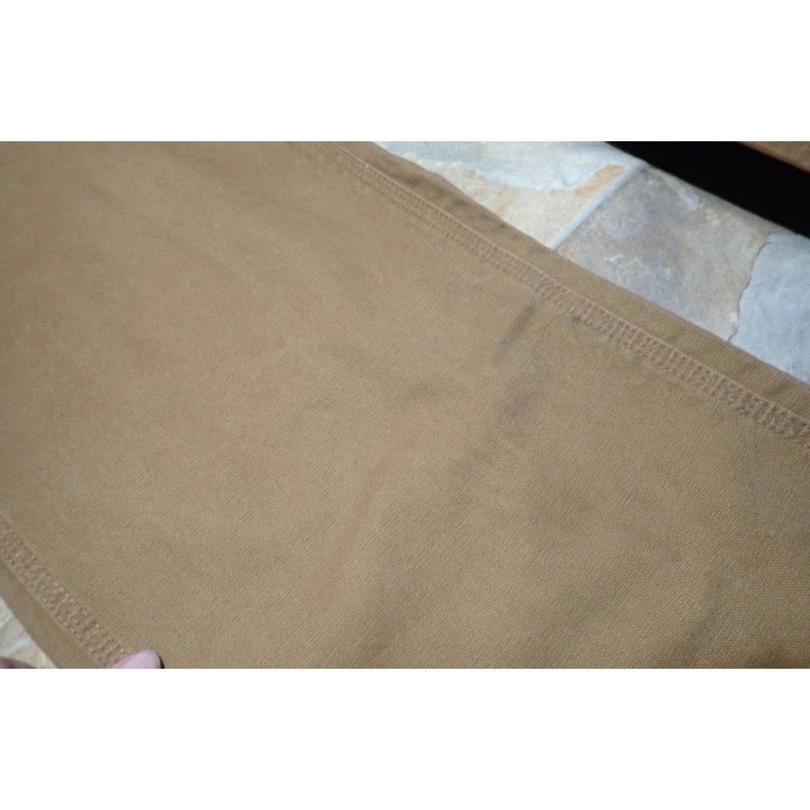 Vintage Gravel Gear Carpenter Work Pants Men's 46X32 Brown Heavy Canvas Workwear Relaxed Fit Size US 30 / EU 46 - 7 Thumbnail