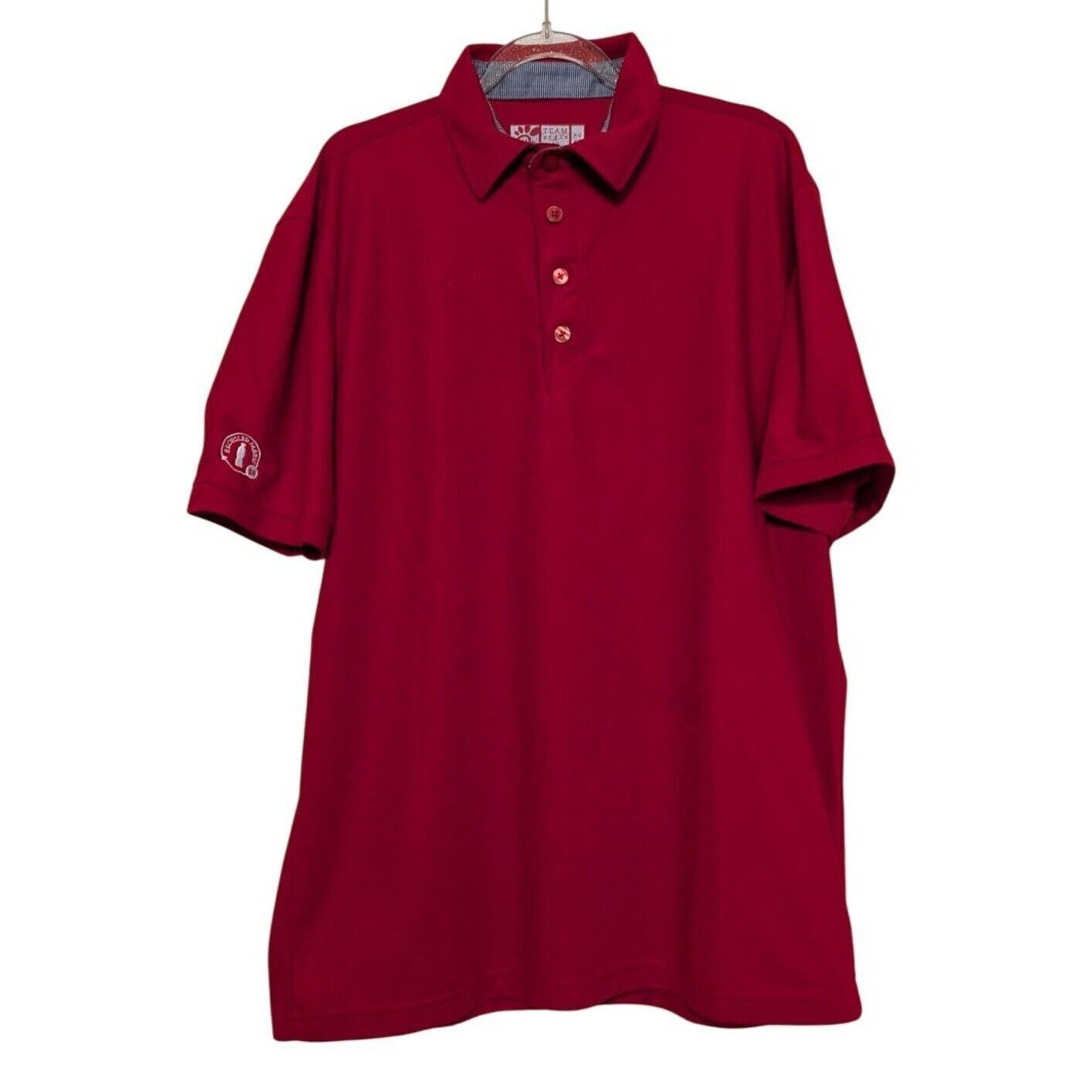 Designer Oobe Team Style Chick Fil A Employee Polo Shirt Mens Size L Size L / US 10 / IT 46 - 1 Thumbnail