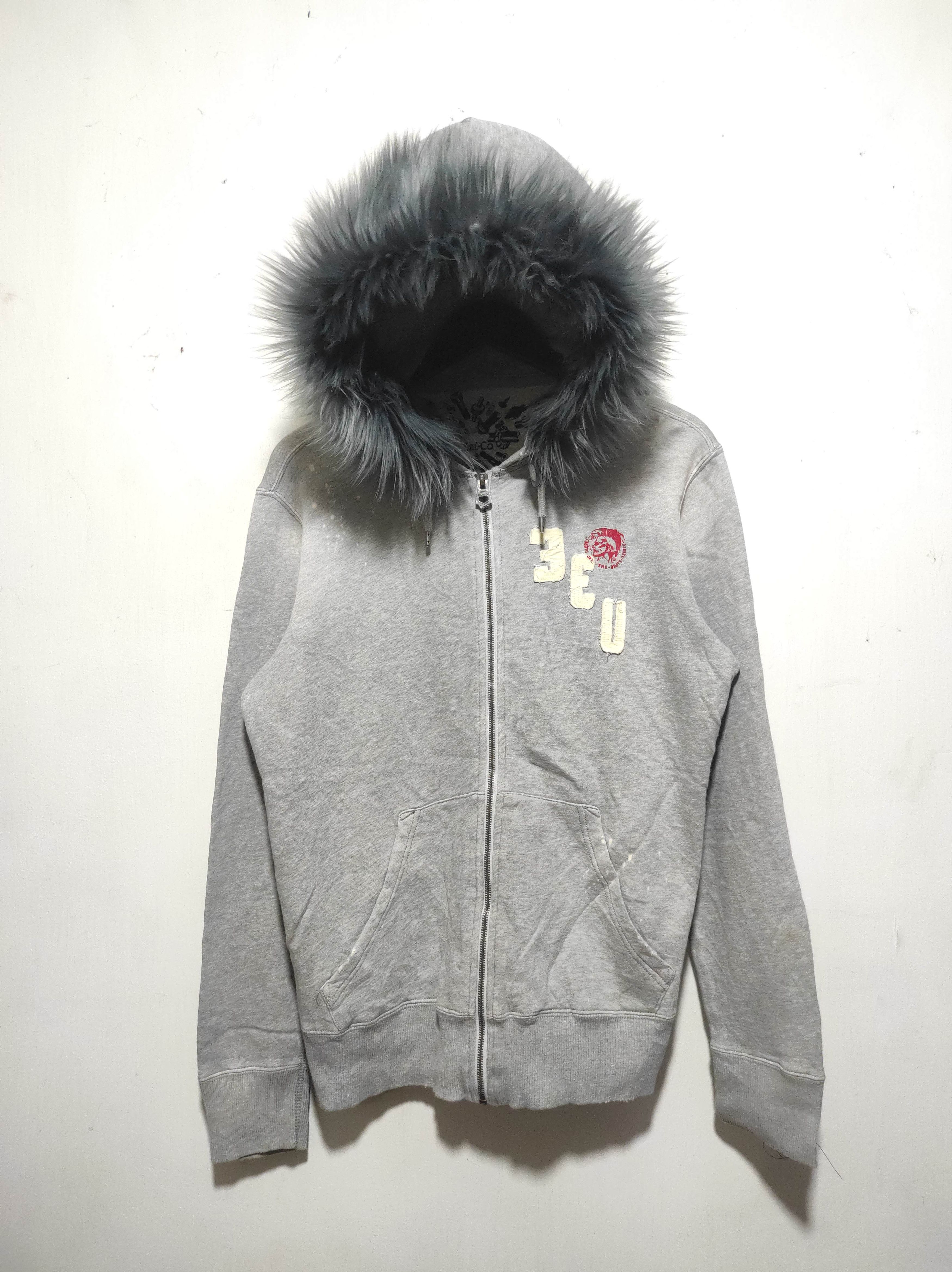 If Six Was Nine Diesel Zipper Fur Hoodie LGB IfSixWasNine style Size US L / EU 52-54 / 3 - 3 Thumbnail