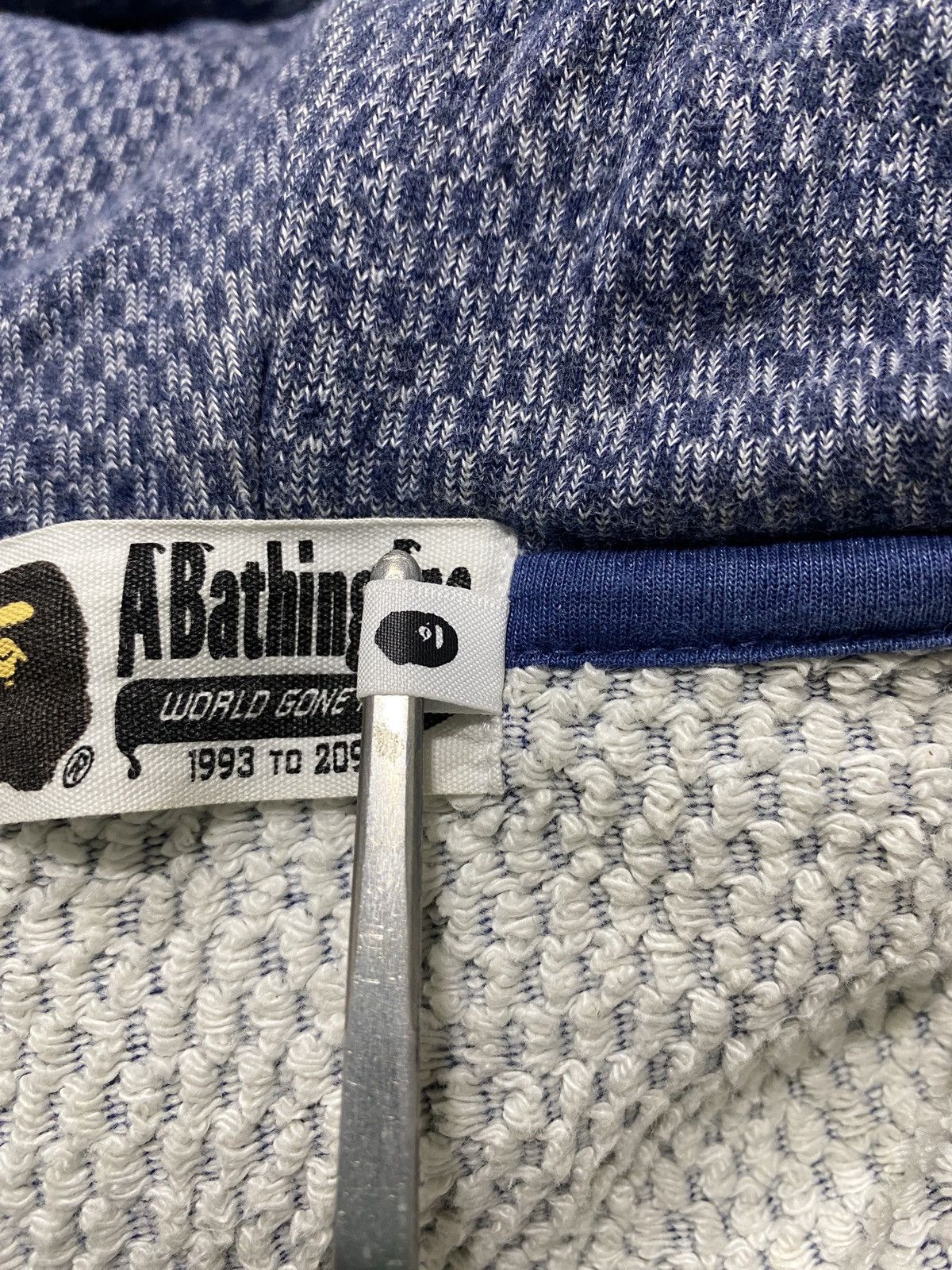 Bape Bape Shark Indigo Full Zip Hoodie Size US XL / EU 56 / 4 - 14 Thumbnail
