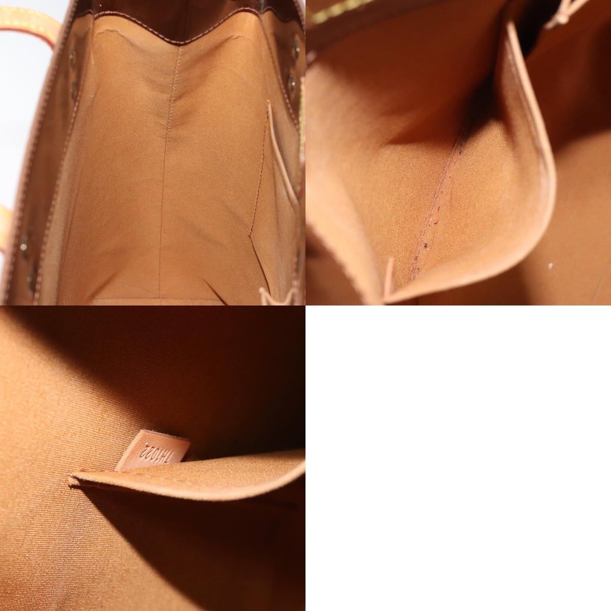 Louis Vuitton LOUIS VUITTON Monogram Vernis Reade MM Hand Bag Bronze Size ONE SIZE - 12 Thumbnail