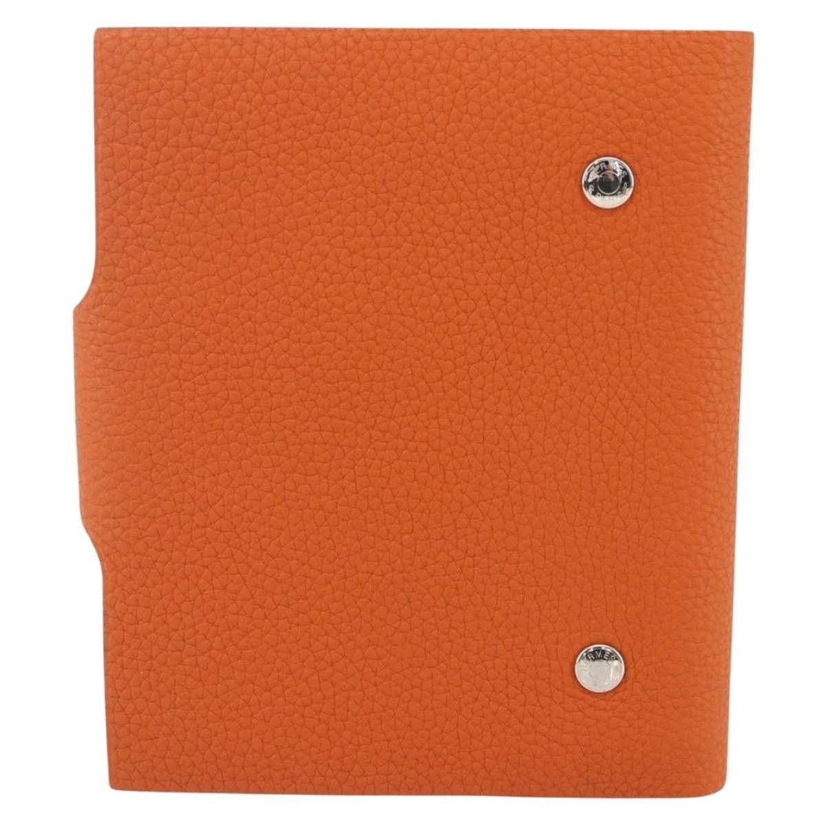 Hermes Hermes Note Planner Leather Orange Size ONE SIZE - 2 Thumbnail
