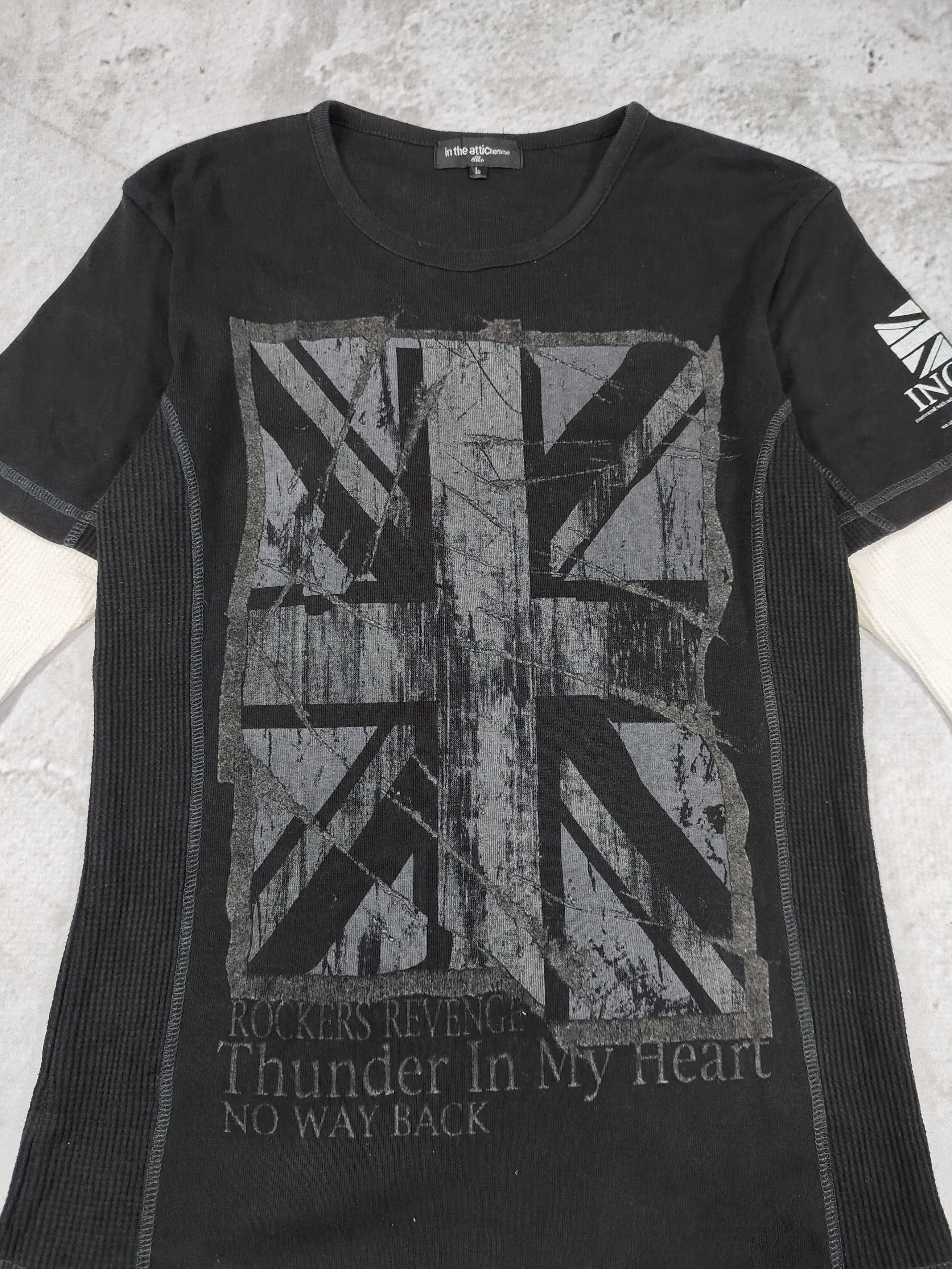 In The Attic In the Attic-Punk Rock Union Jack Distressed Graphic Tee Size US L / EU 52-54 / 3 - 2 Thumbnail