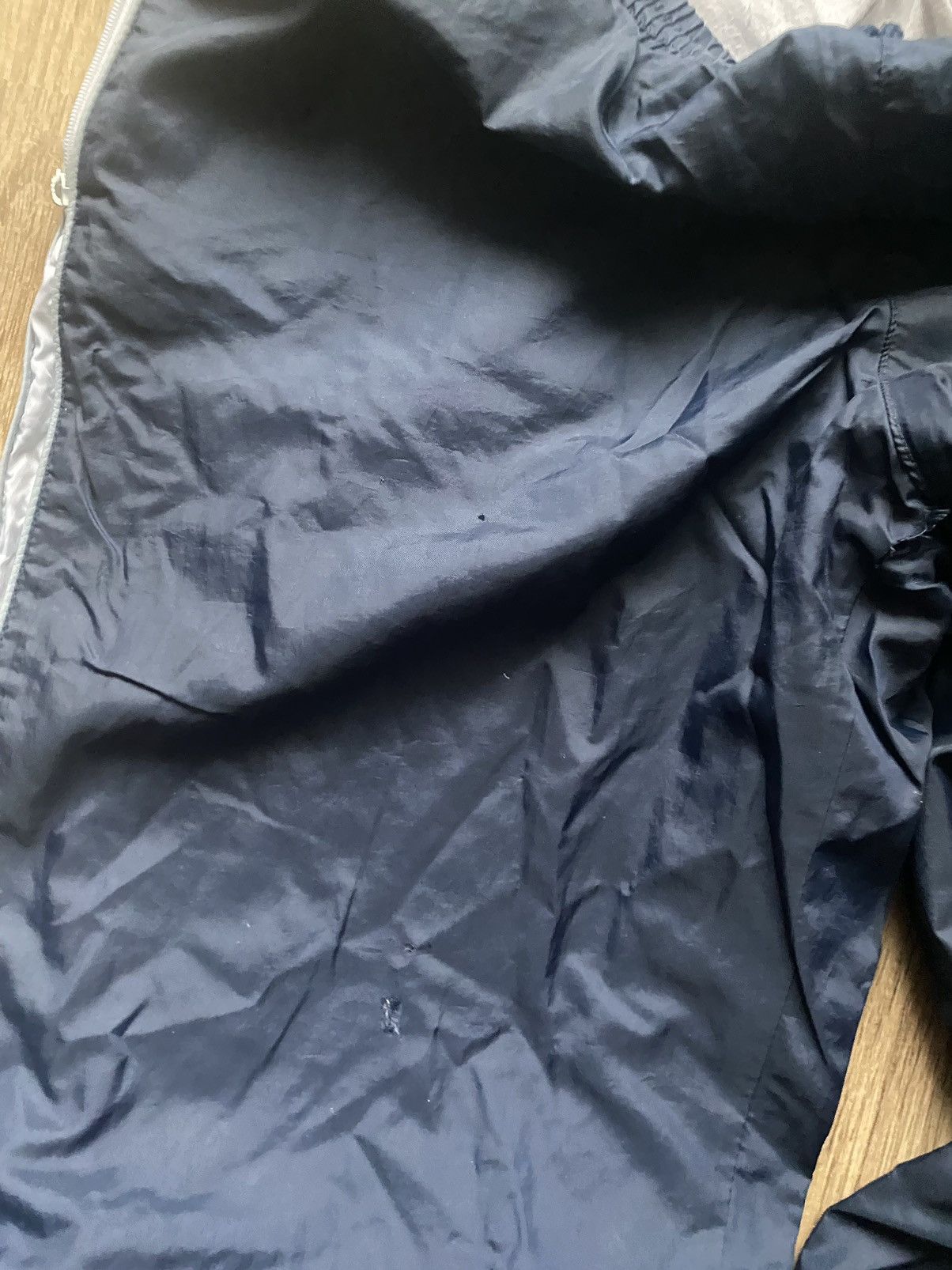 Nike × Vintage Nike vintage 00’s Y2K drill nylon swoosh pants parachute Size US 32 / EU 48 - 8 Thumbnail