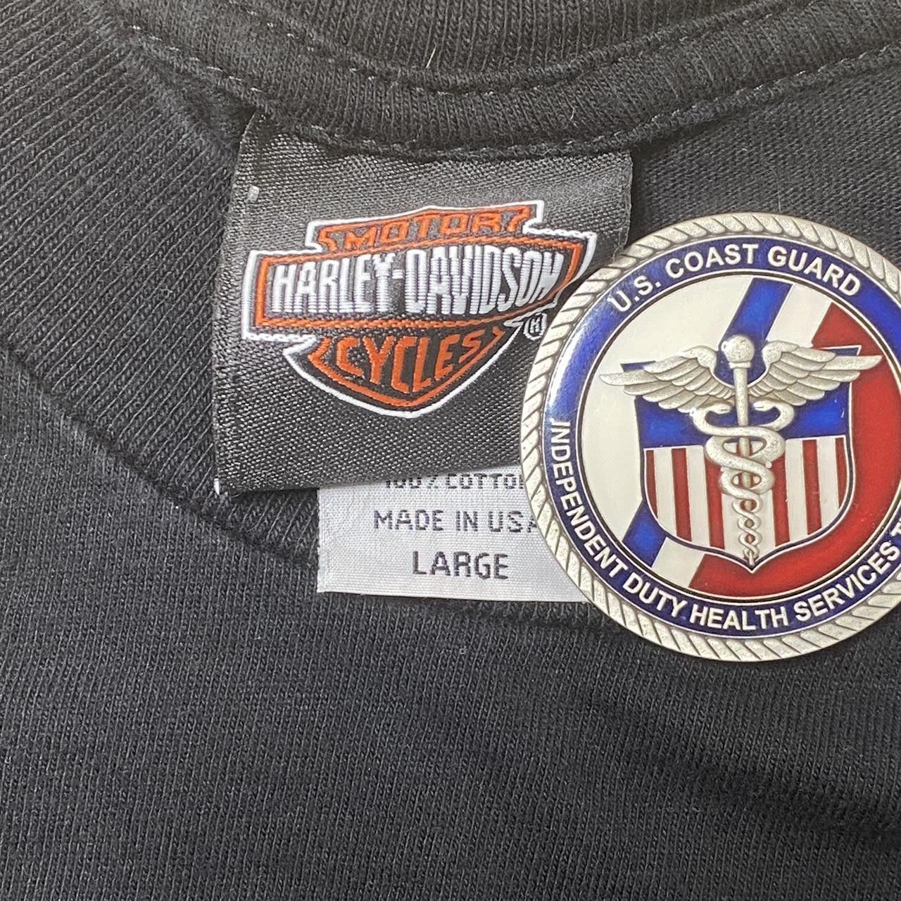 Harley Davidson Harley Davidson AL 2008 Black Biker Surf Tee Size Large Size US L / EU 52-54 / 3 - 3 Thumbnail