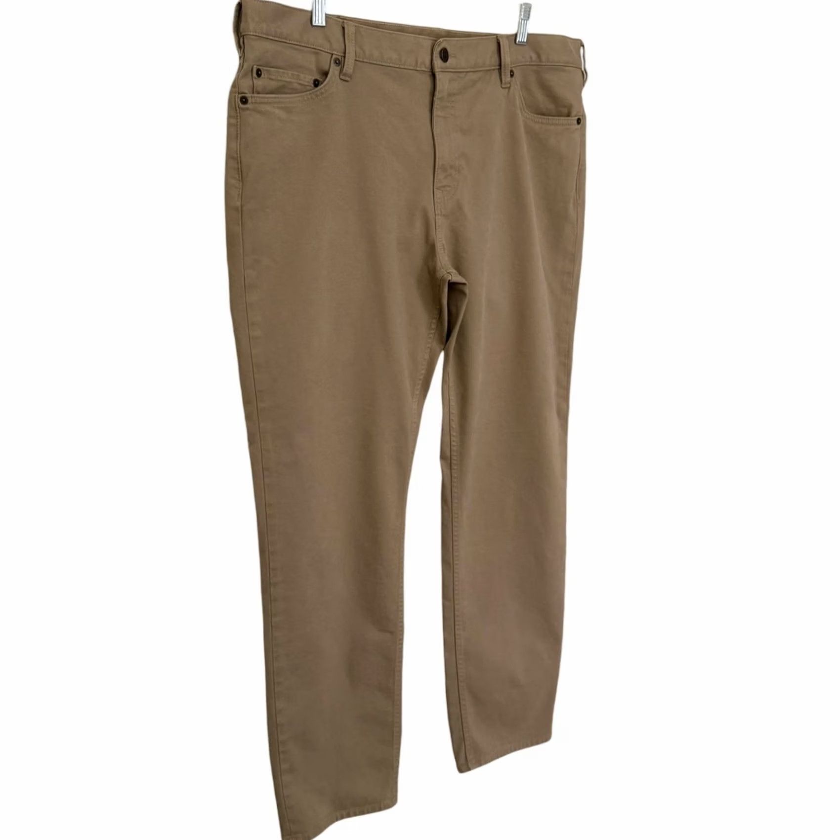 Banana Republic Banana Republic Slim Travelers Pant Khaki Men 38X32 Chino Flat Front 5-Pocket Stretch Casual Business Travel Summer Spring Fall Winter Size US 38 / EU 54 - 3 Thumbnail