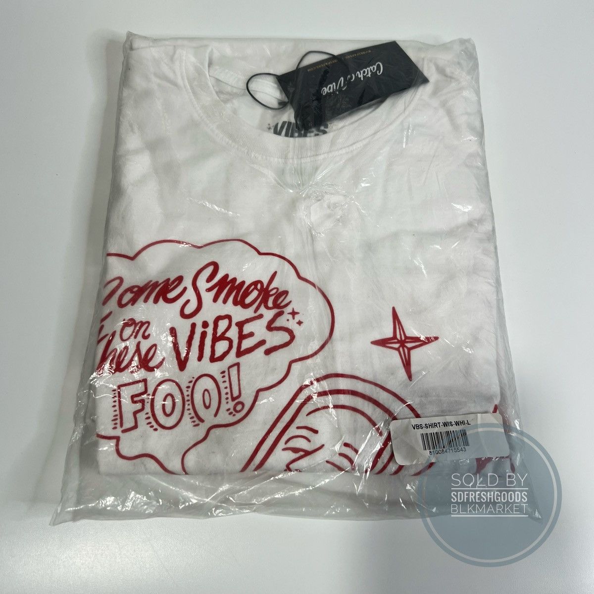 Other VIBES 1-800 What I Smoke Short Sleeve Tee L Size US L / EU 52-54 / 3 - 2 Thumbnail