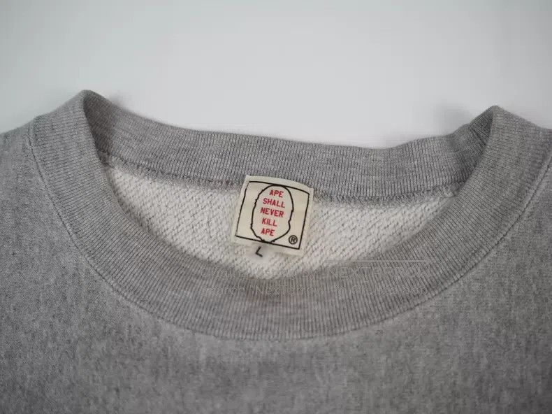 Bape BAPE Grey Ape General Sweater Size US L / EU 52-54 / 3 - 3 Thumbnail