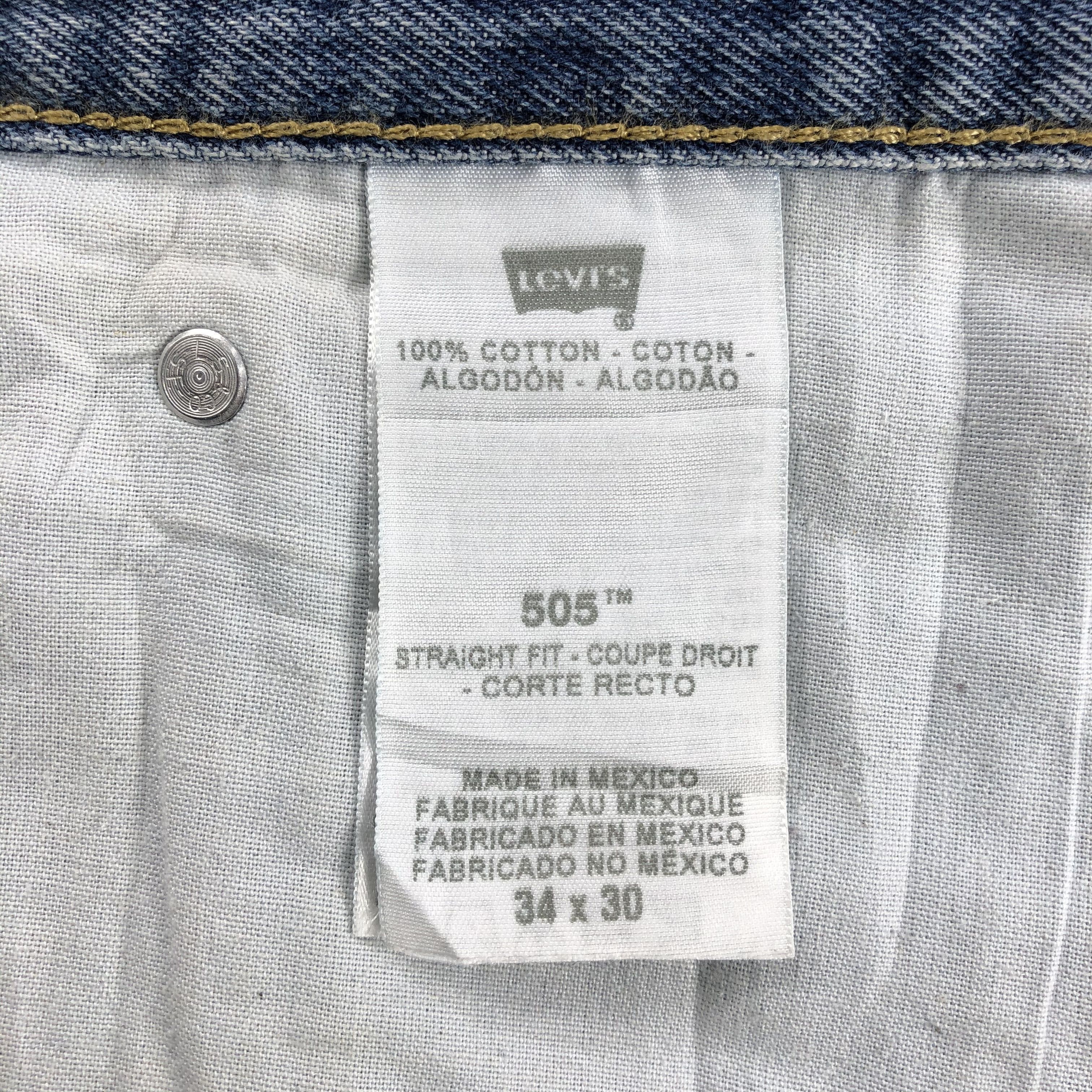 Levi's × Vintage Vintage Distress Levis 505 Jeans-JM1289 Size US 37 - 10 Thumbnail