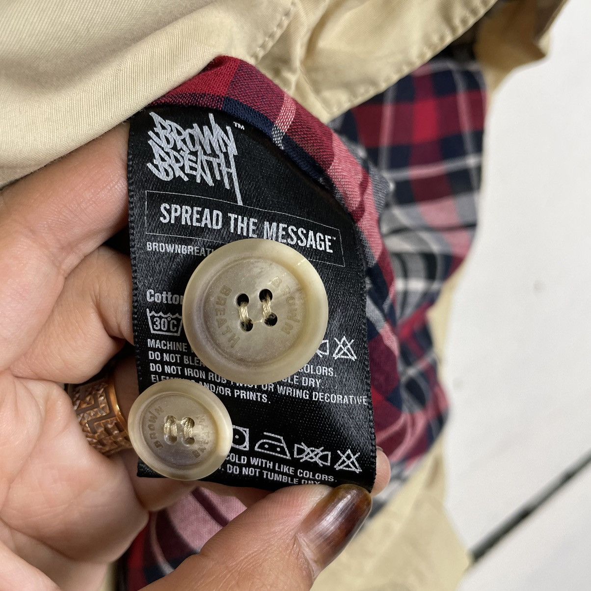 Edition Japan × Japanese Brand 💥BROWN BREATH HUNTING SURVIVAL TARTAN JACKET Size US L / EU 52-54 / 3 - 10 Thumbnail