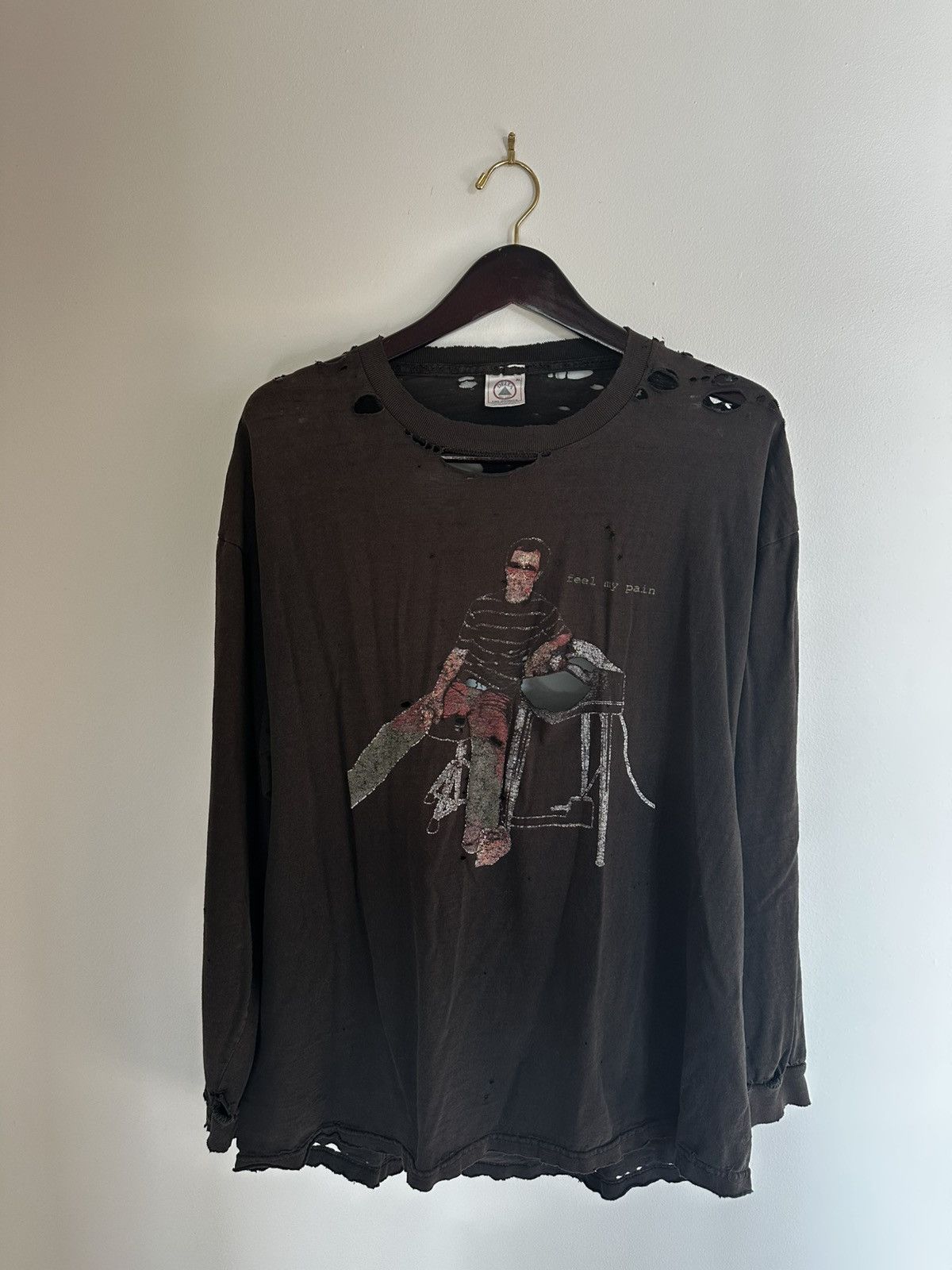 Band Tees × Vintage 2002 Ben Folds ‘Rockin the Suburbs’ Tour Long Sleeve Shirt Size US XL / EU 56 / 4 - 1 Thumbnail