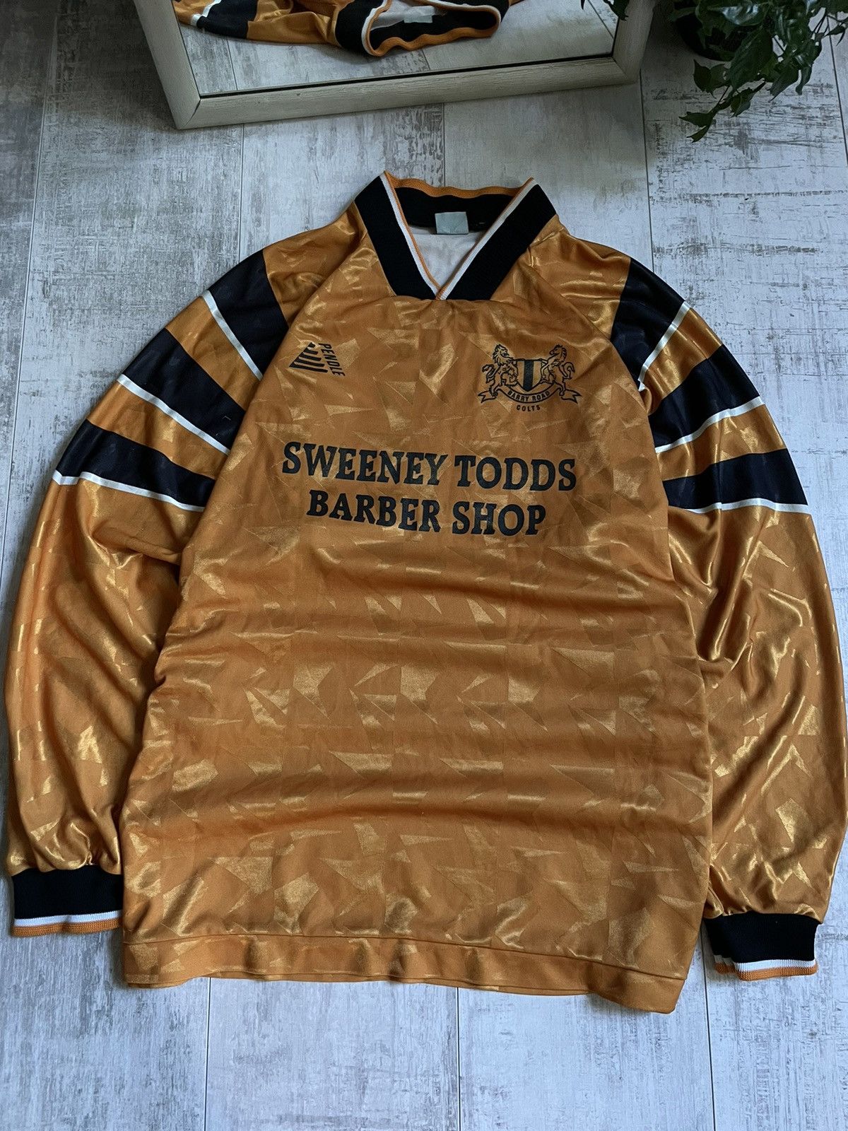 Vintage Vintage 90’s Pendle Barry Road Football Long Sleeve Jersey Size US M / EU 48-50 / 2 - 2 Thumbnail