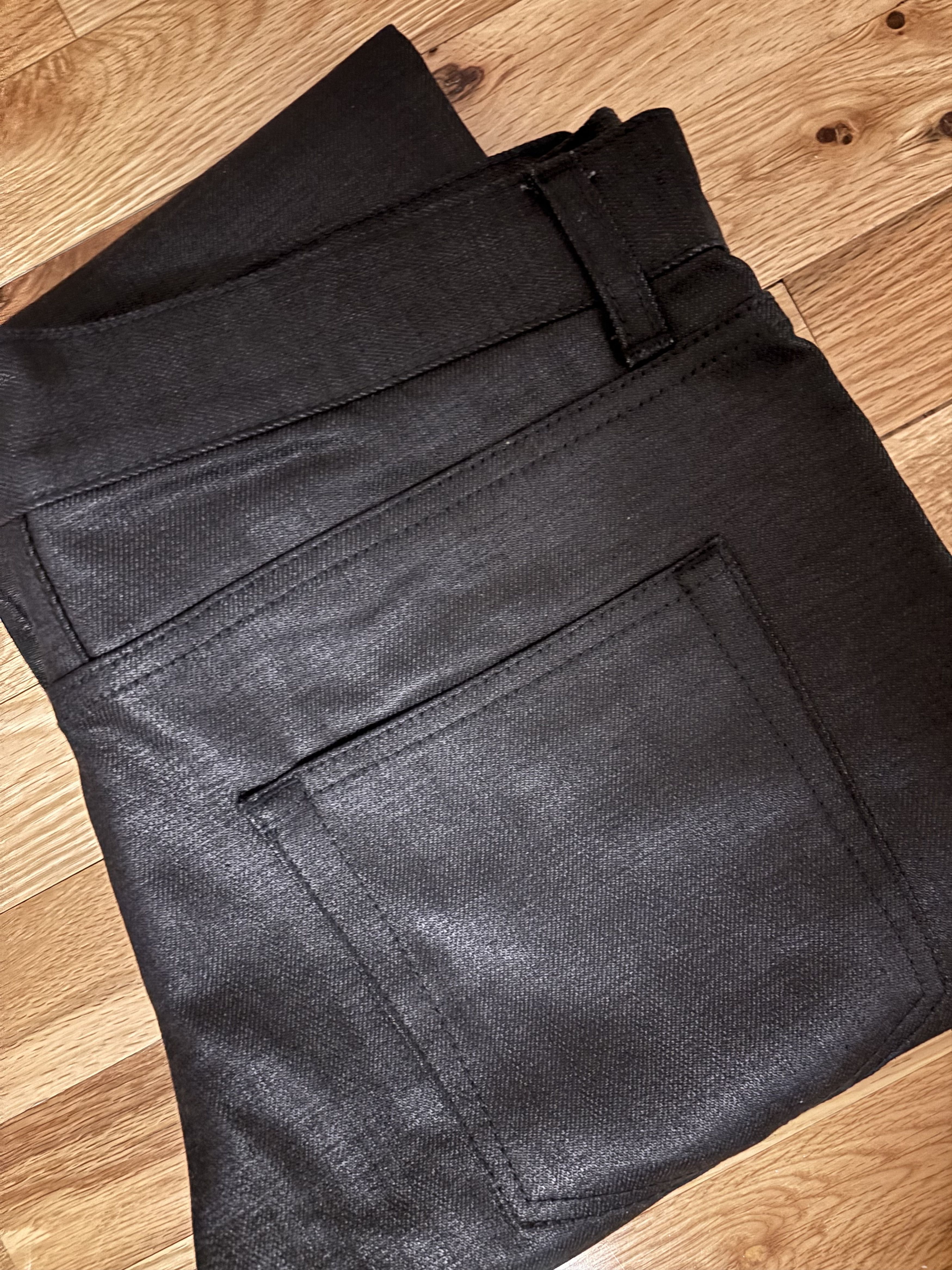 Saint Laurent Paris Saint Laurent Paris Waxed Raw Black Denim Size 30 Hedi Era Size US 30 / EU 46 - 5 Thumbnail
