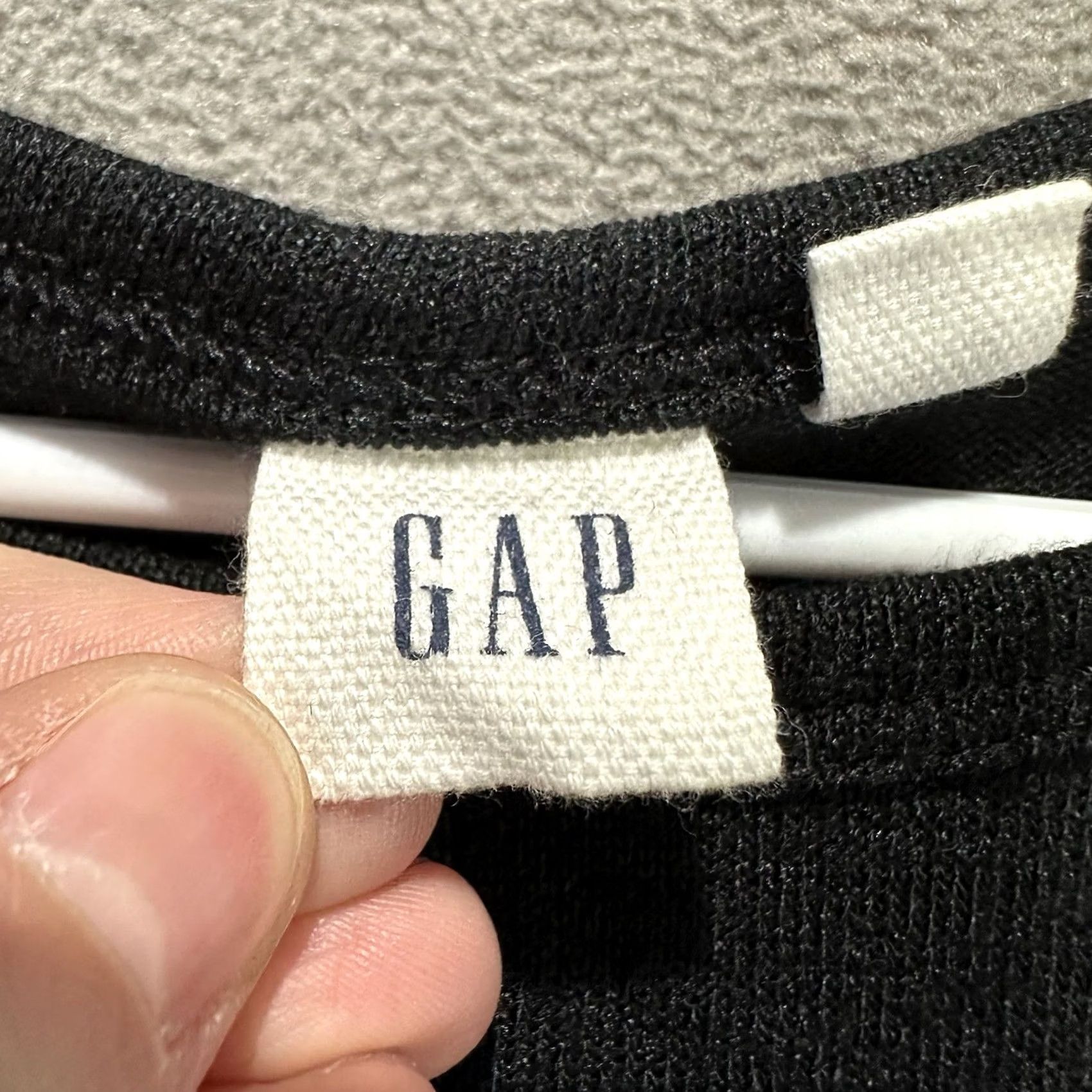 Gap Gap Sleeveless Side Tie Top Womens XL Black Super Soft Rayon Stretch EUC Size XL / US 12-14 / IT 48-50 - 4 Thumbnail