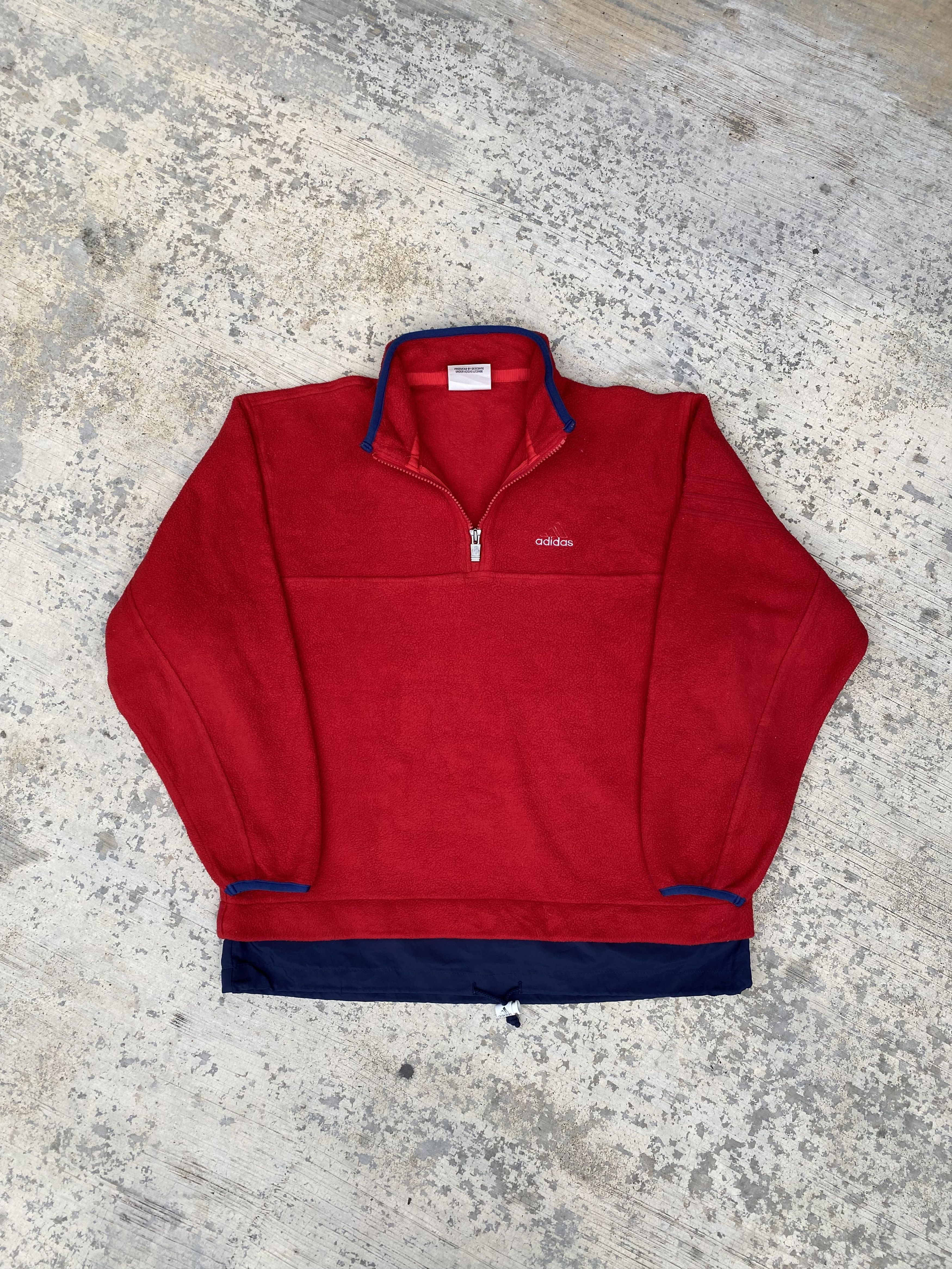 Adidas × Descente AW Vintage Adidas by descente half zipper fleece sweater Size US L / EU 52-54 / 3 - 1 Thumbnail