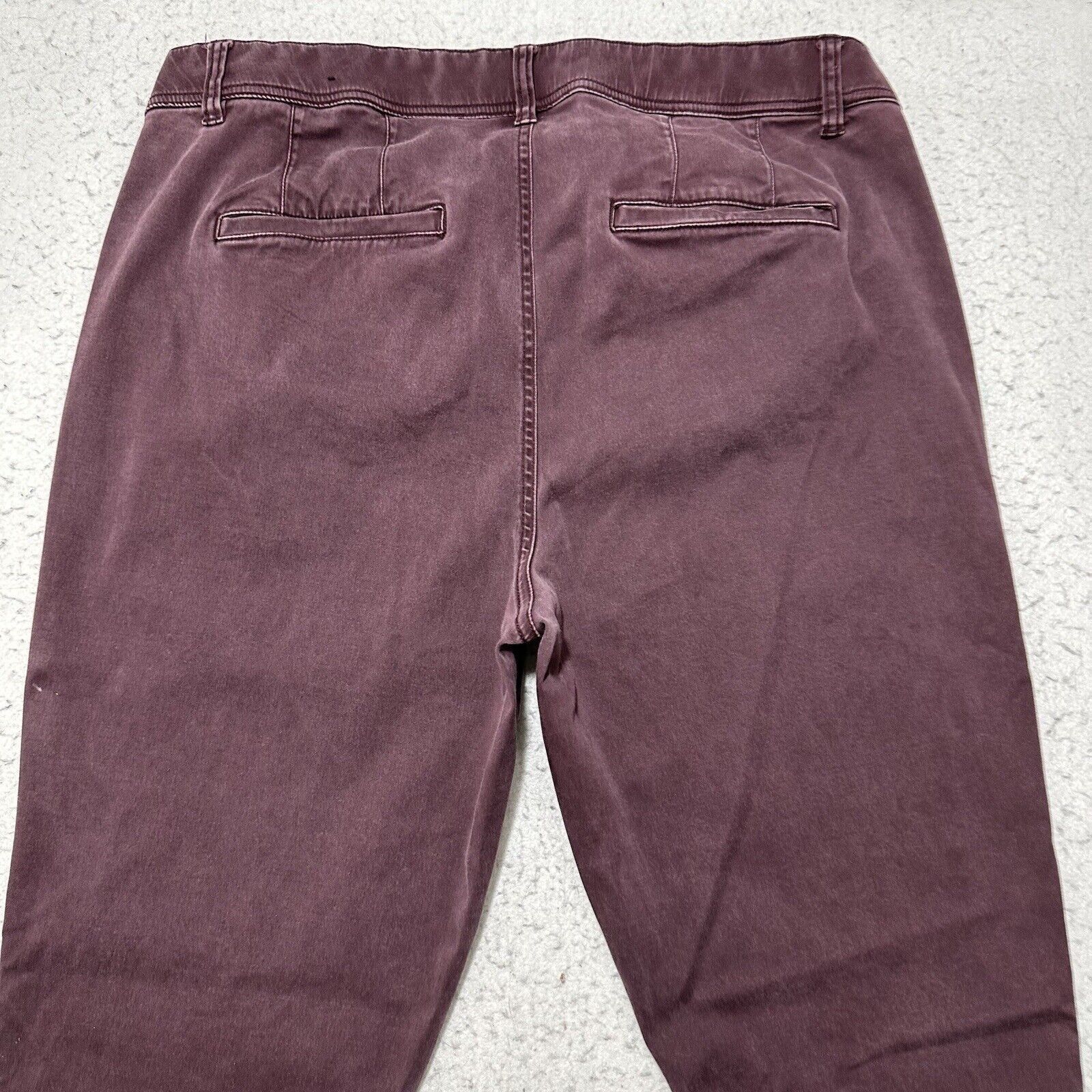 Other Lane Bryant 18 Purple High Rise Denim Skinny Jeans Stretch Size 40" / US 18 - 7 Thumbnail