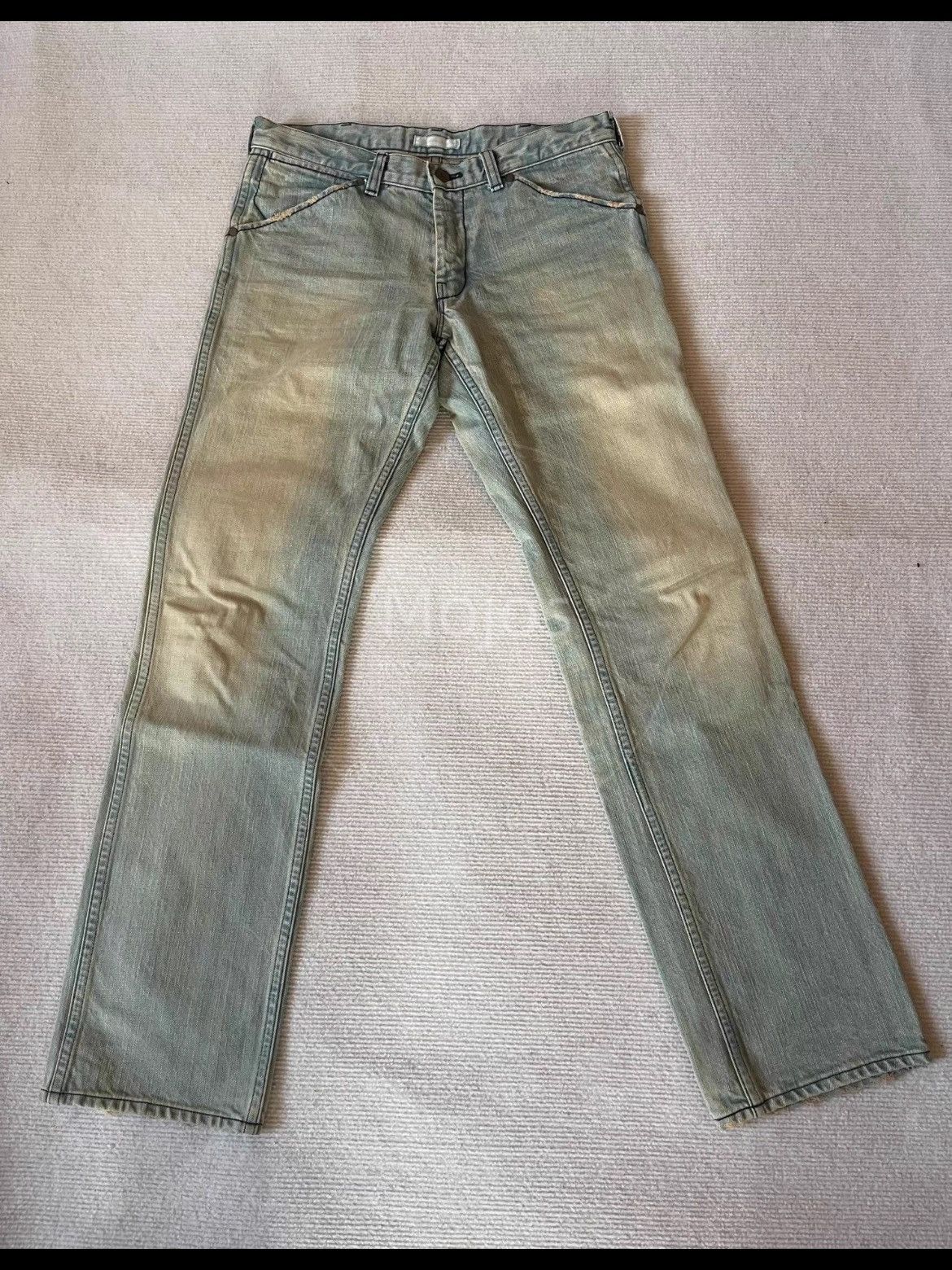 Number (N)ine Sz 1 Number Nine 02AW Mud Washed Denim Size US 28 / EU 44 - 2 Thumbnail