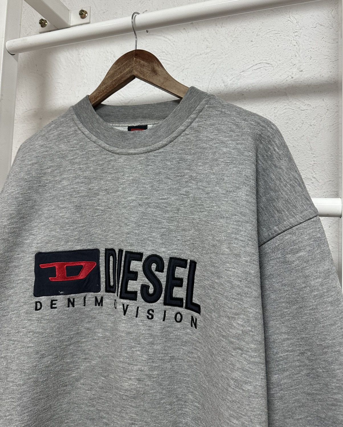 Diesel Vintage Diesel Sweatshirt Oversize Men’s Size L Y2K Size US L / EU 52-54 / 3 - 2 Thumbnail