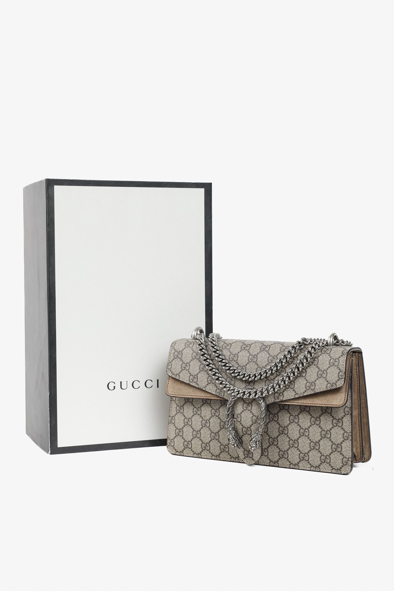 Gucci Gucci Dionysus GG Supreme Canvas Medium Shoulder Bag Size ONE SIZE - 13 Thumbnail