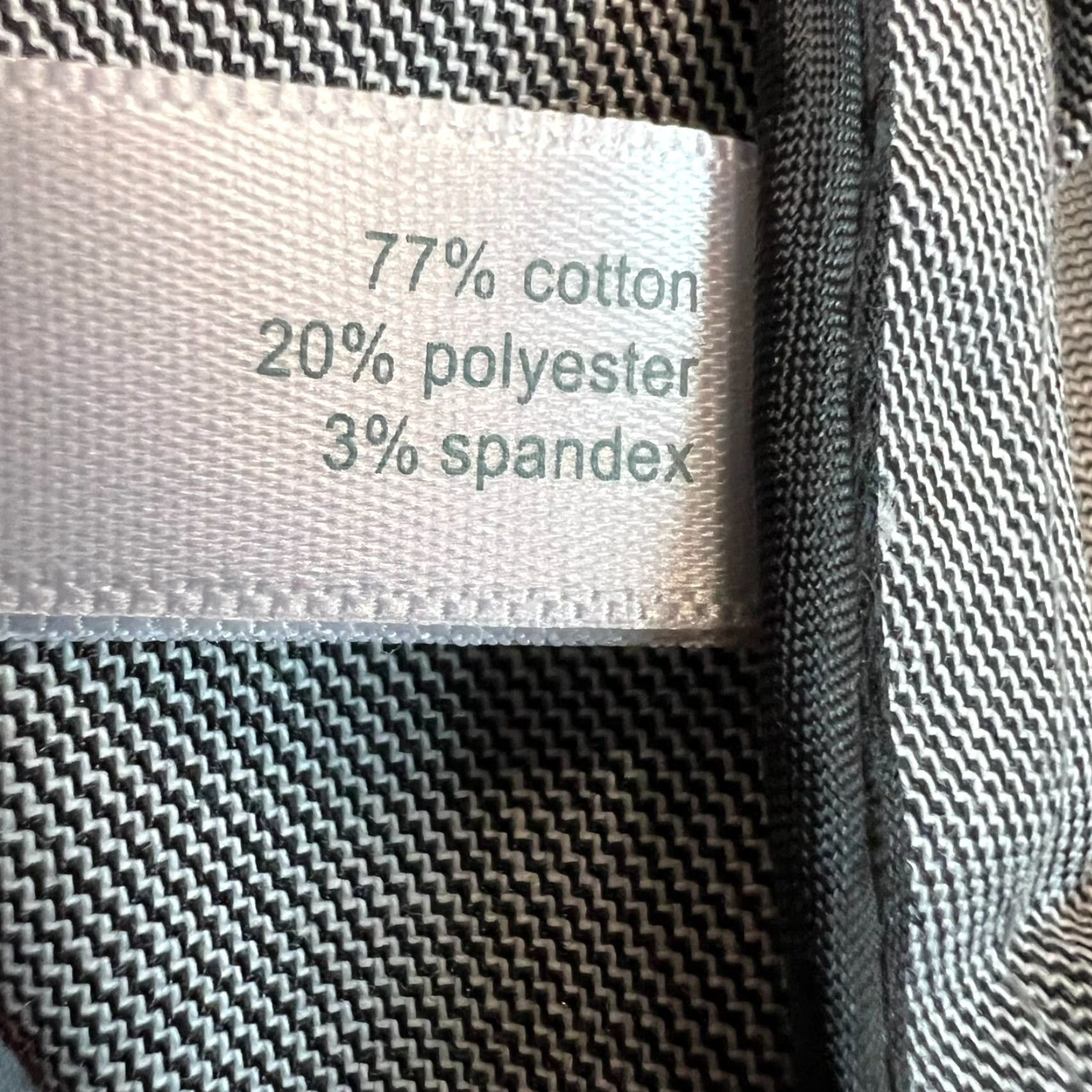 Vintage Fashion Bug Blazer Women Single-Breasted Gray Houndstooth 20W Cotton Blend Polyester Lining Notch Lapel Regular Size 20W Womens Fashion Bug Blazer Size 3XL / US 20-22 - 7 Thumbnail