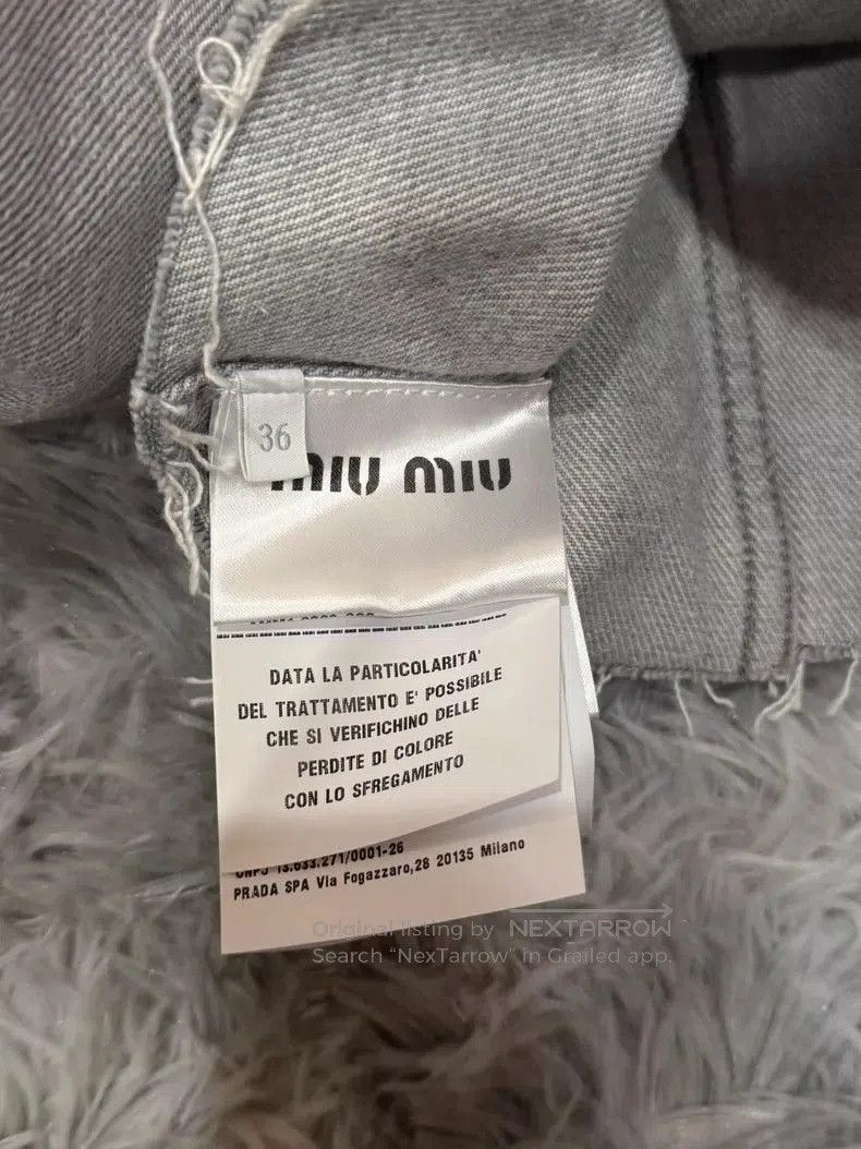 Miu Miu Miu Miu Buttoned Denim Jacket. Size US M / EU 48-50 / 2 - 5 Thumbnail